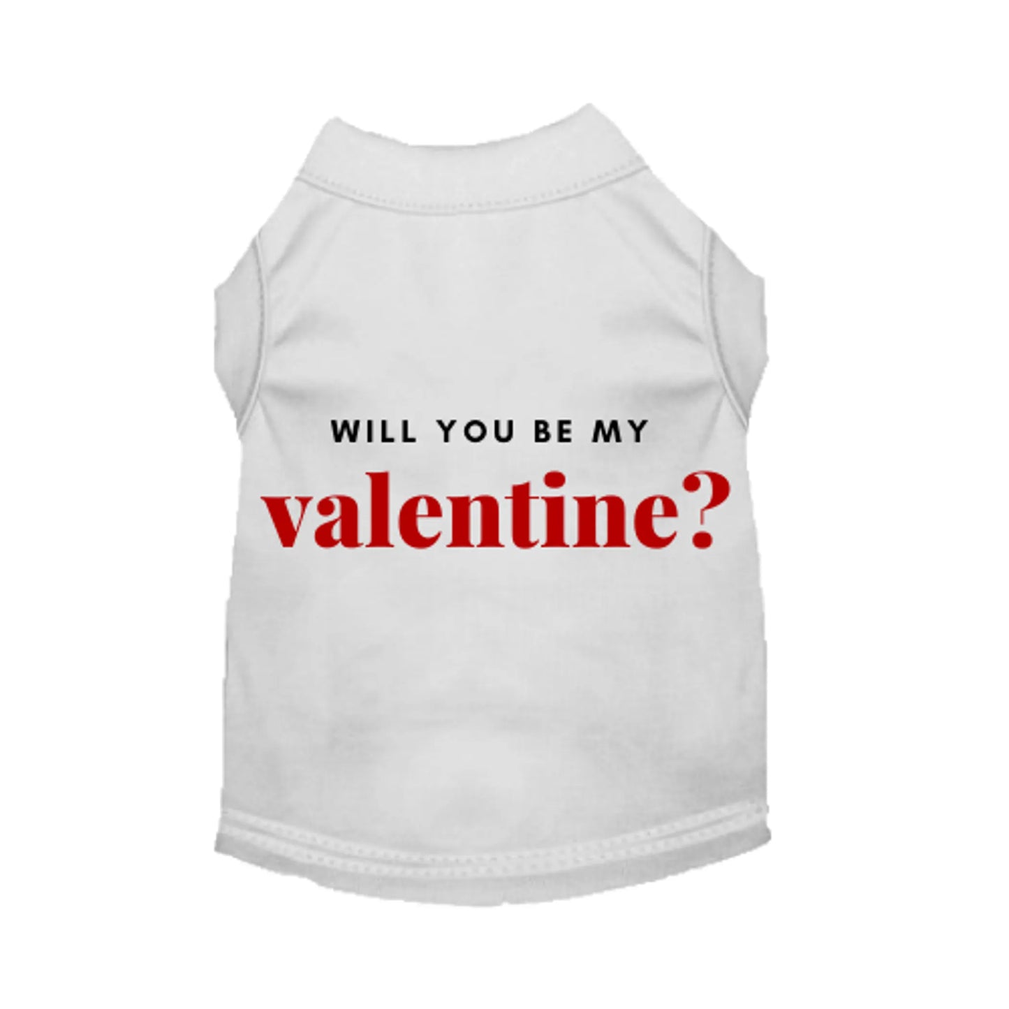 Valentine's Dog Tee - Adorable and Comfortable Pet Apparel