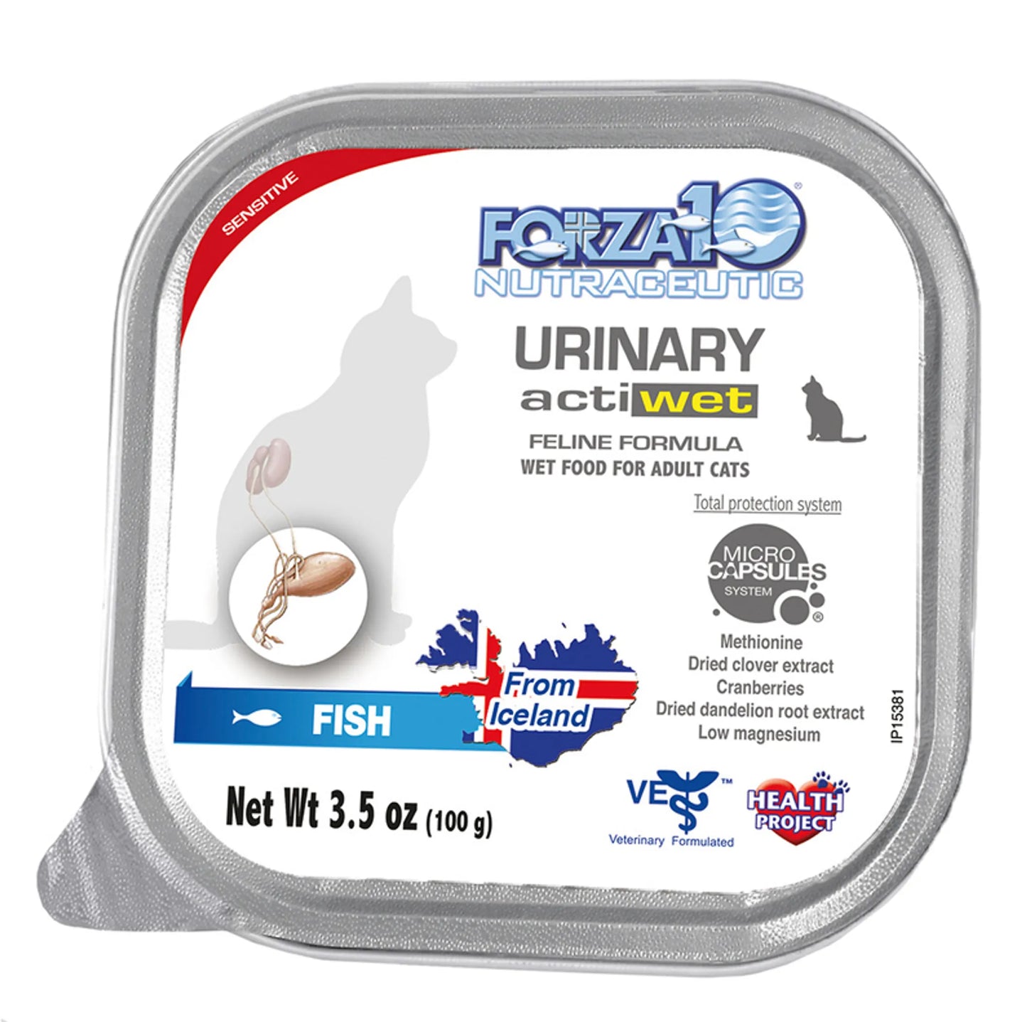 Forza10 Actiwet Urinary Support Icelandic Fish Recipe Canned Cat Food - Supports Urinary Tract Health