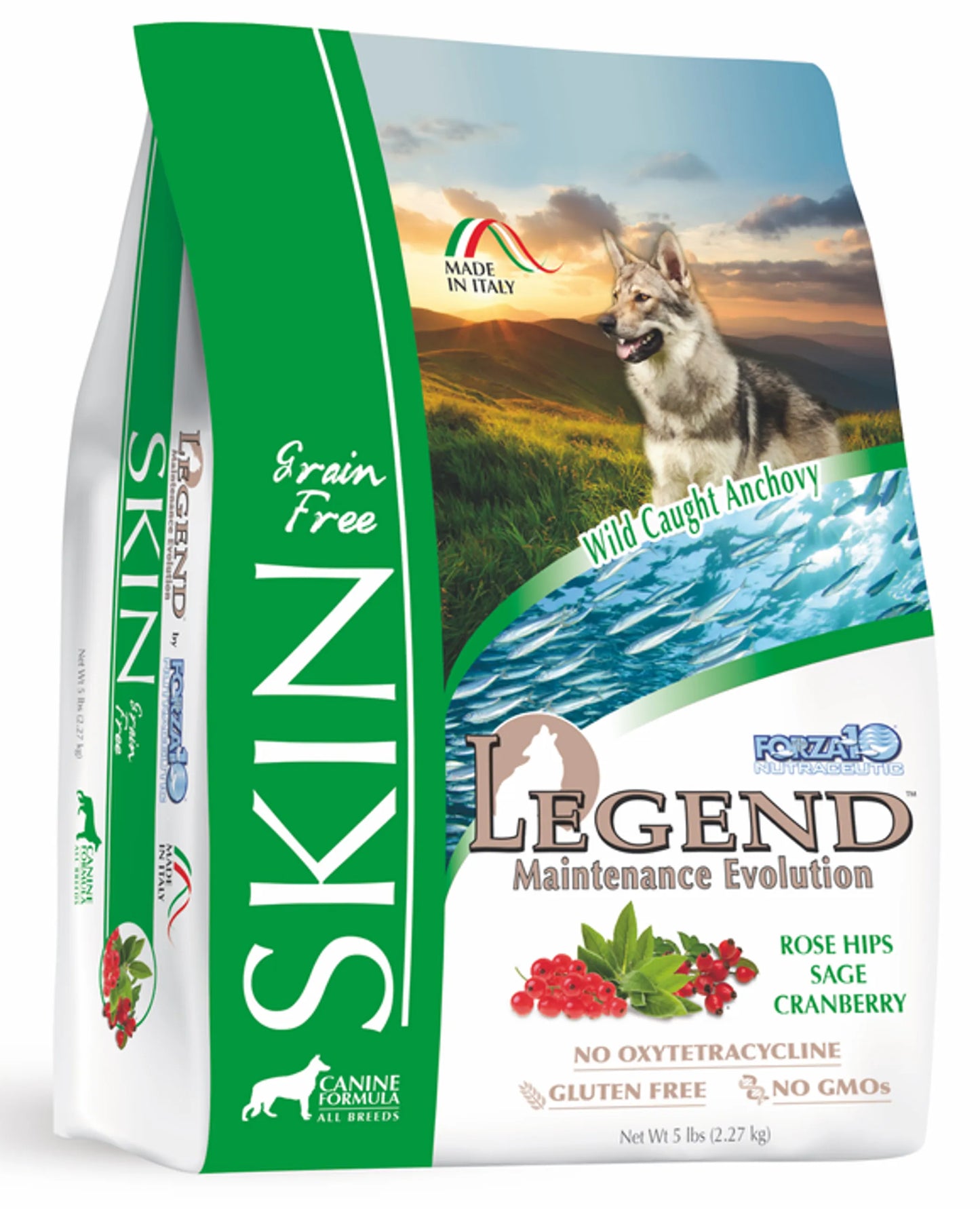 Forza10 Legend Skin Grain-Free Dry Dog Food - Skin Health Recipe