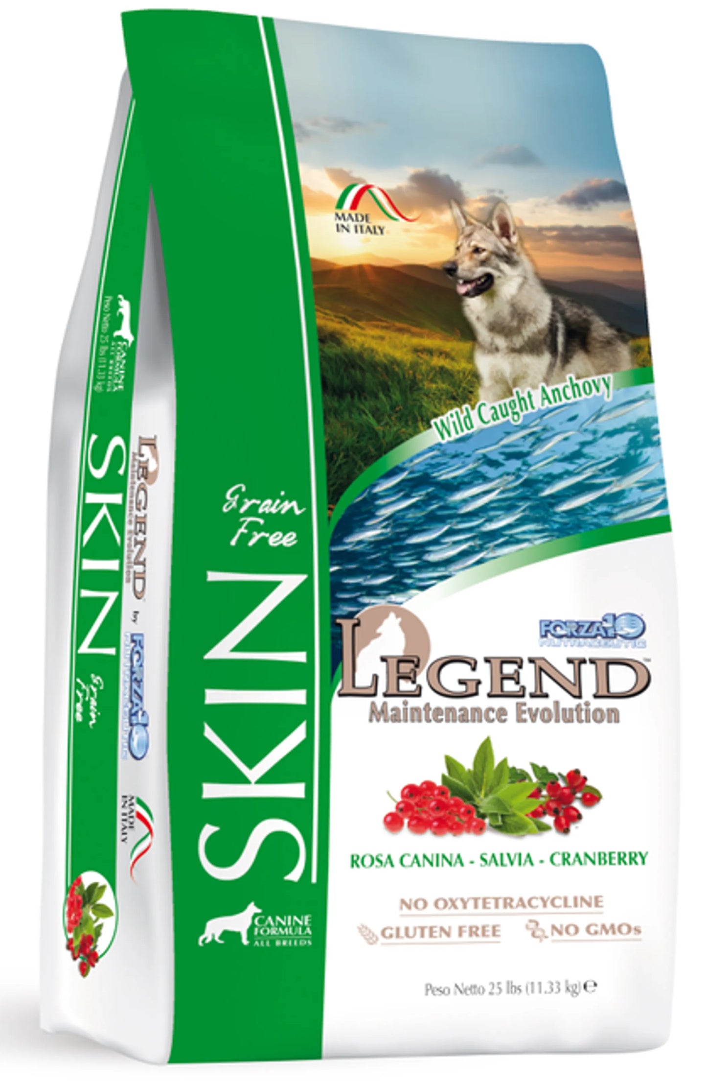 Forza10 Legend Skin Grain-Free Dry Dog Food - Skin Health Recipe