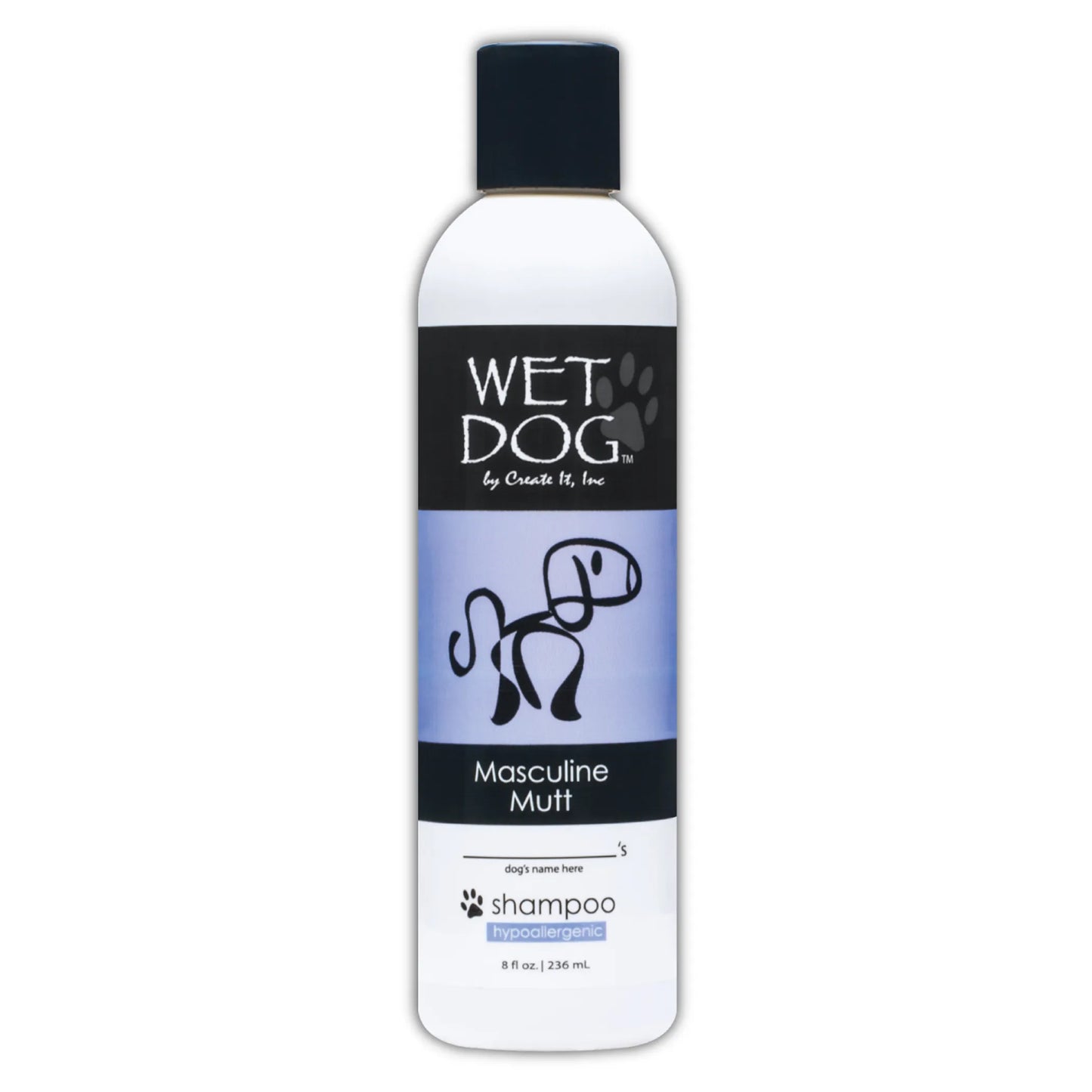 Wet Dog Masculine Mutt Calming Shampoo - Hypoallergenic Pet Grooming for Dogs