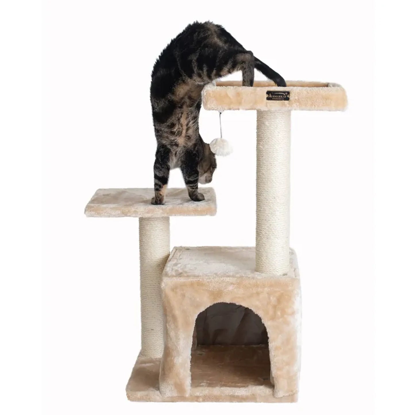 Armarkat Real Wood Classic Cat Tree - Fun and Exercise for Your Cat