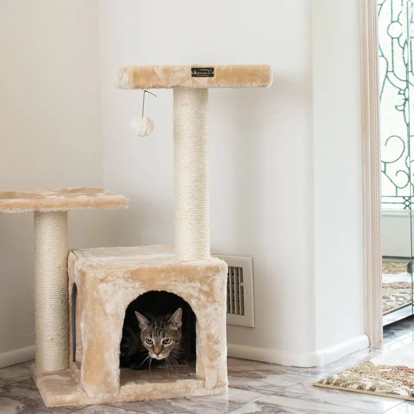 Armarkat Real Wood Classic Cat Tree - Fun and Exercise for Your Cat