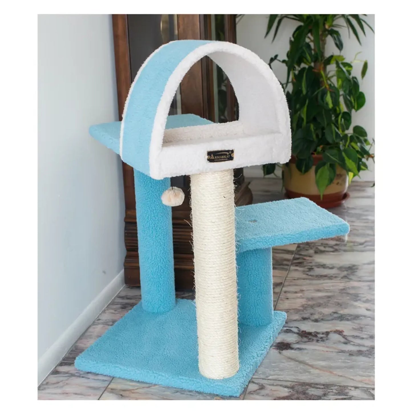 Armarkat Real Wood Cat Tunnel - Fun and Safe Play Space
