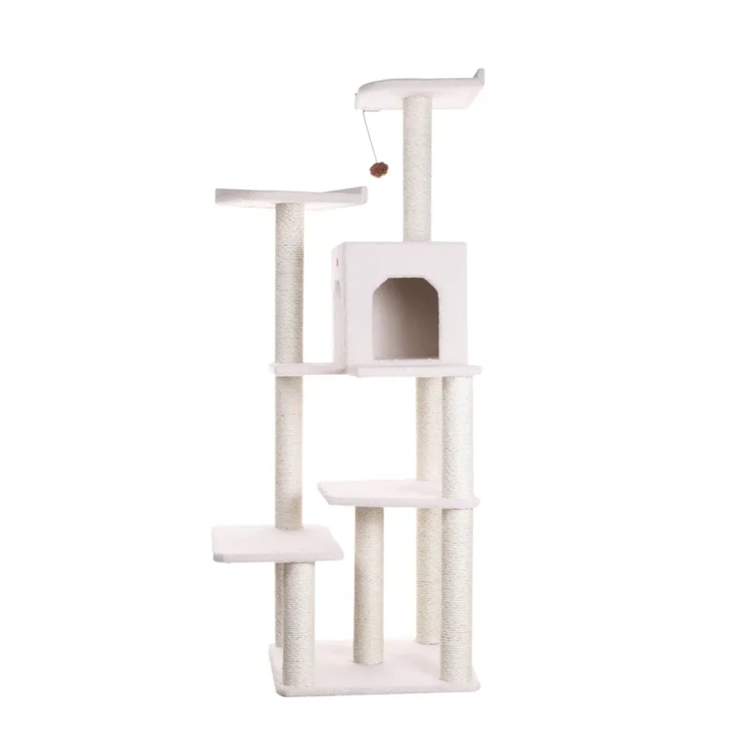 Armarkat Classic Real Wood Cat Tree with Condo - 6 Levels