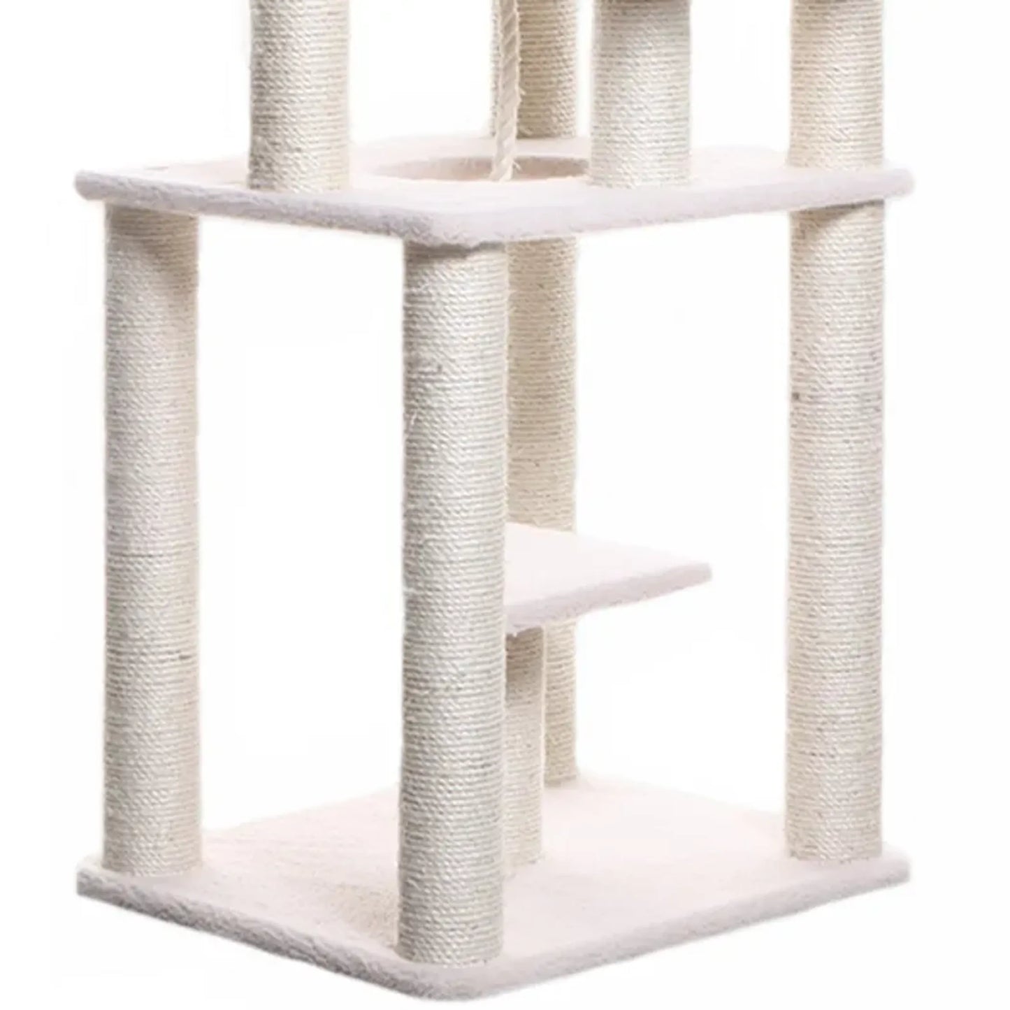 Armarkat Classic Real Wood Cat Tree with Playhouse - 6 Levels