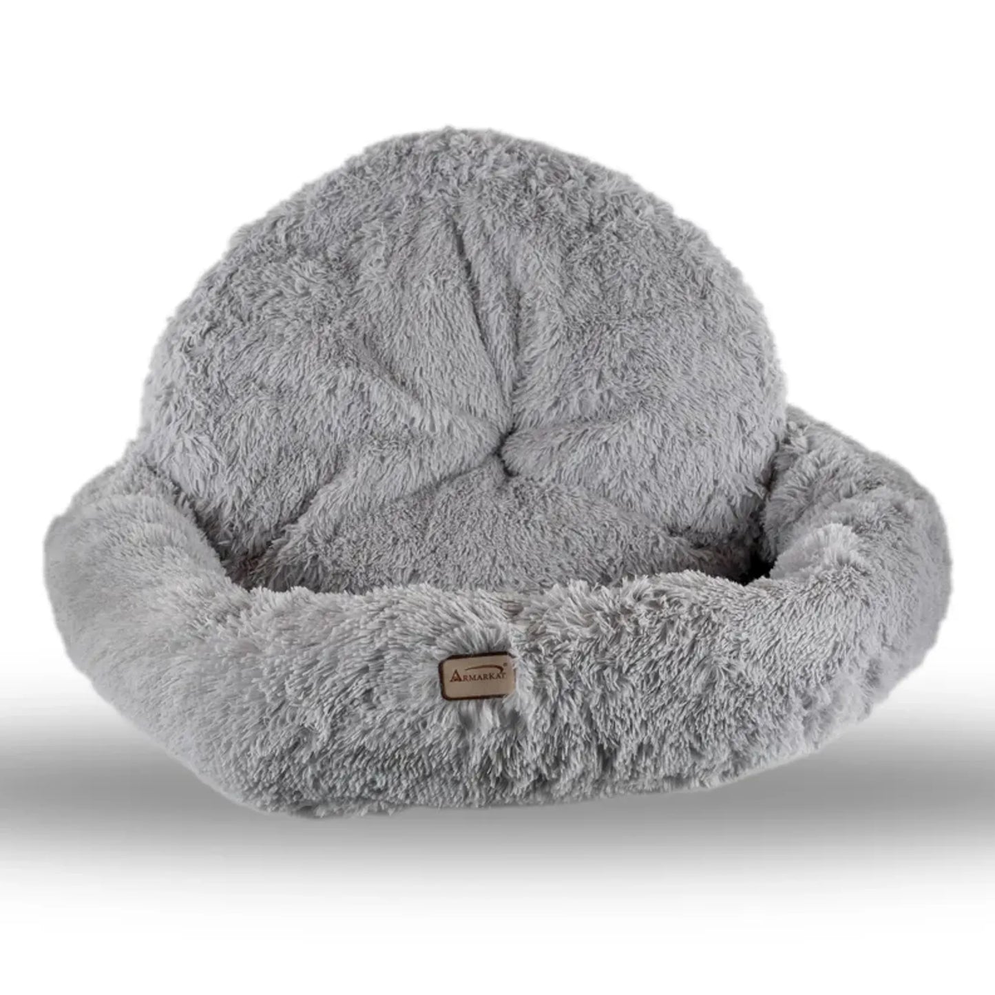 Armarkat Extra Large Round Cat Bed - Fluffy & Comfy Pet Bed