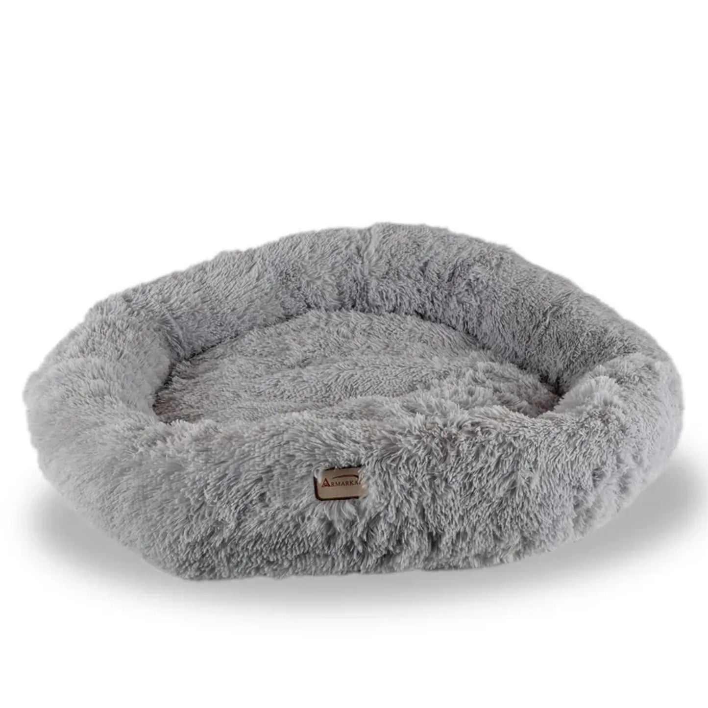 Armarkat Extra Large Round Cat Bed - Fluffy & Comfy Pet Bed