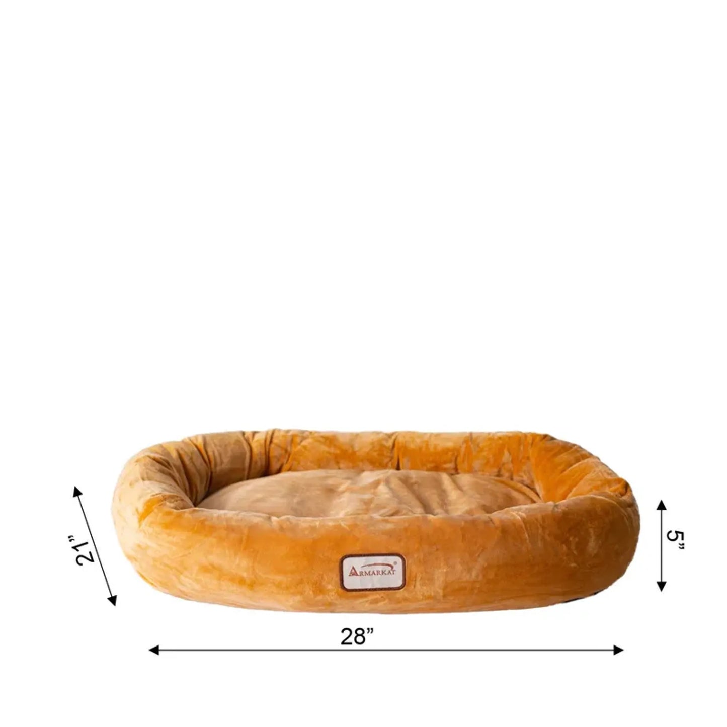 Armarkat Bolstered Pet Bed and Mat - Comfortable and Durable