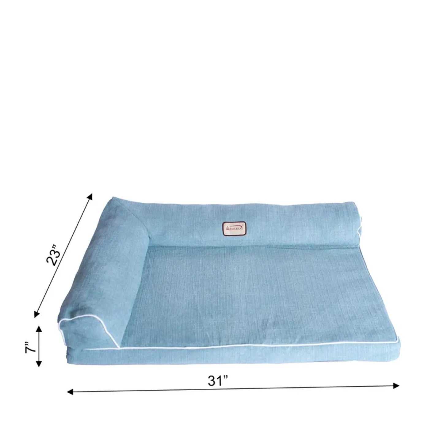 Armarkat Bolstered Pet Bed with Poly Fill - Plush and Cozy