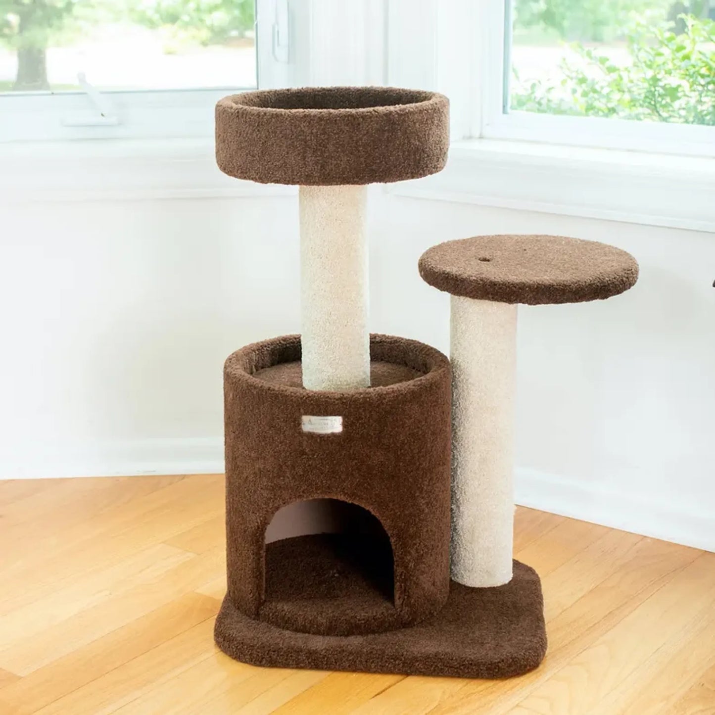 Armarkat Carpeted Cat Tree - Real Wood Cat Activity Center