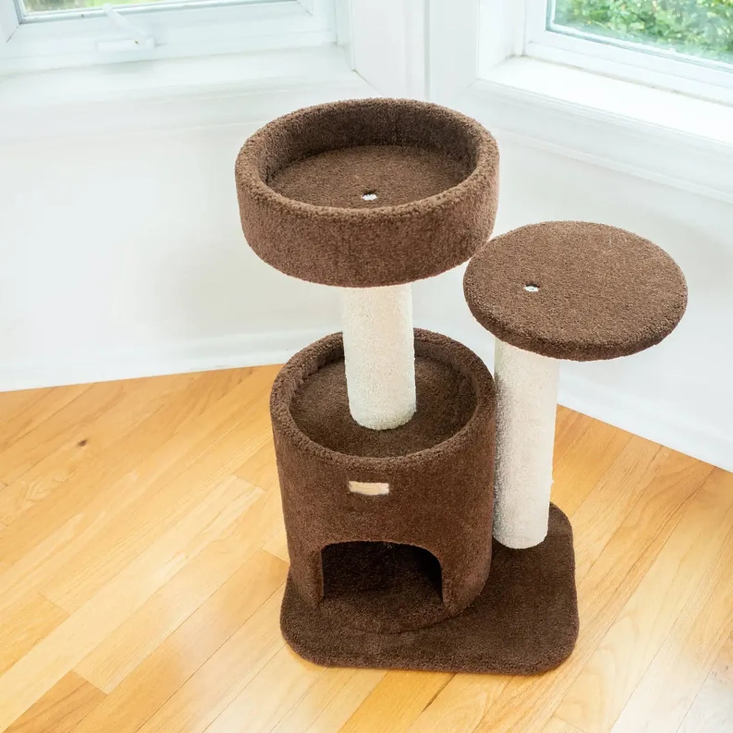 Armarkat Carpeted Cat Tree - Real Wood Cat Activity Center