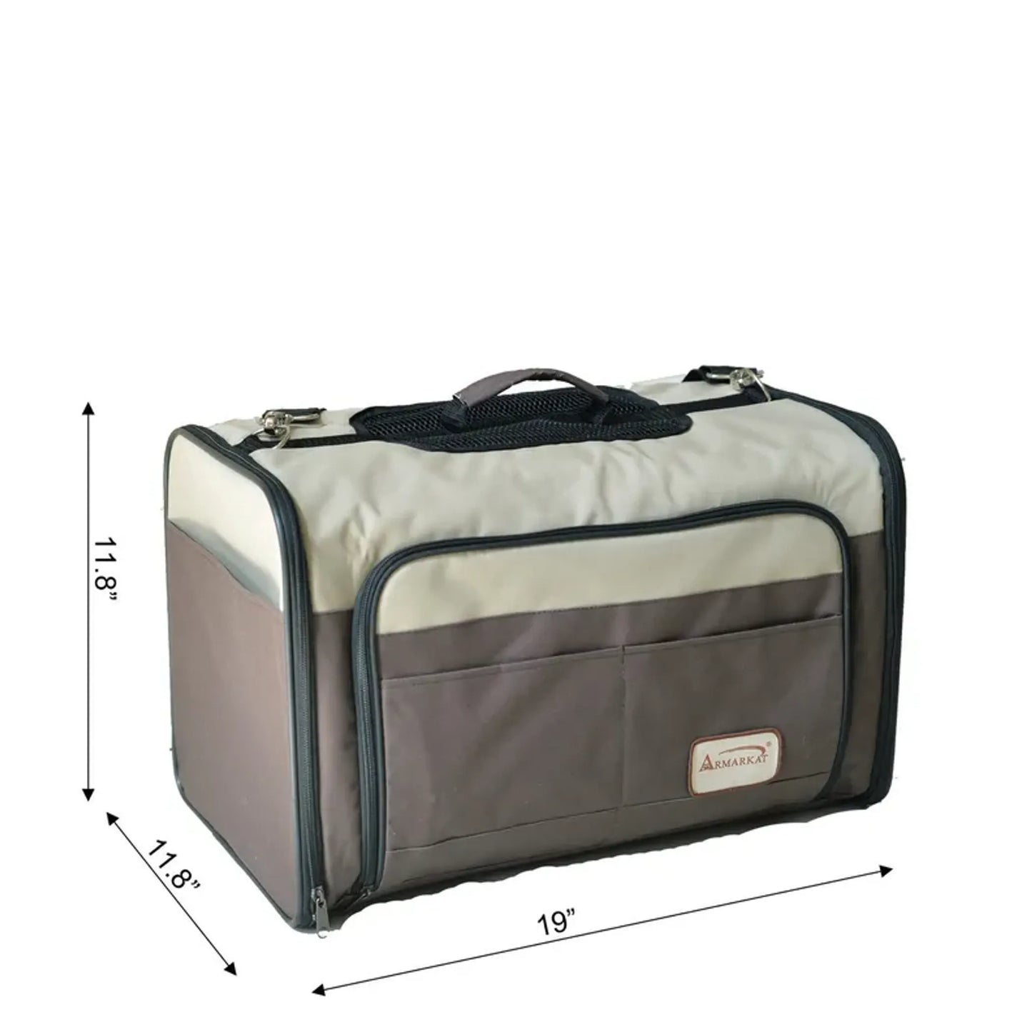 Armarkat Airline Approved Pet Carrier - Secure & Comfortable Pet Travel