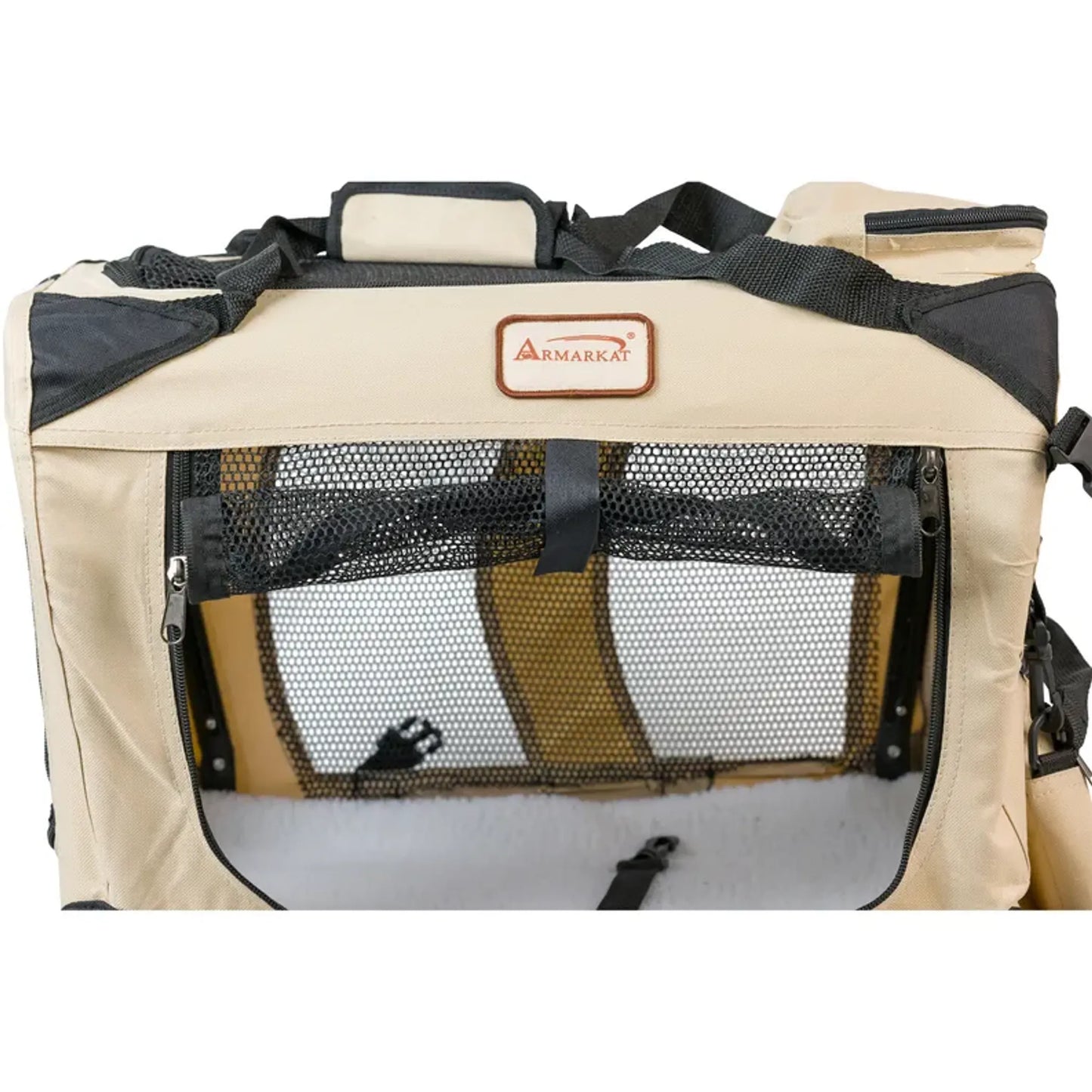 Armarkat Folding Soft Dog Crate - Foldable and Portable for Travel