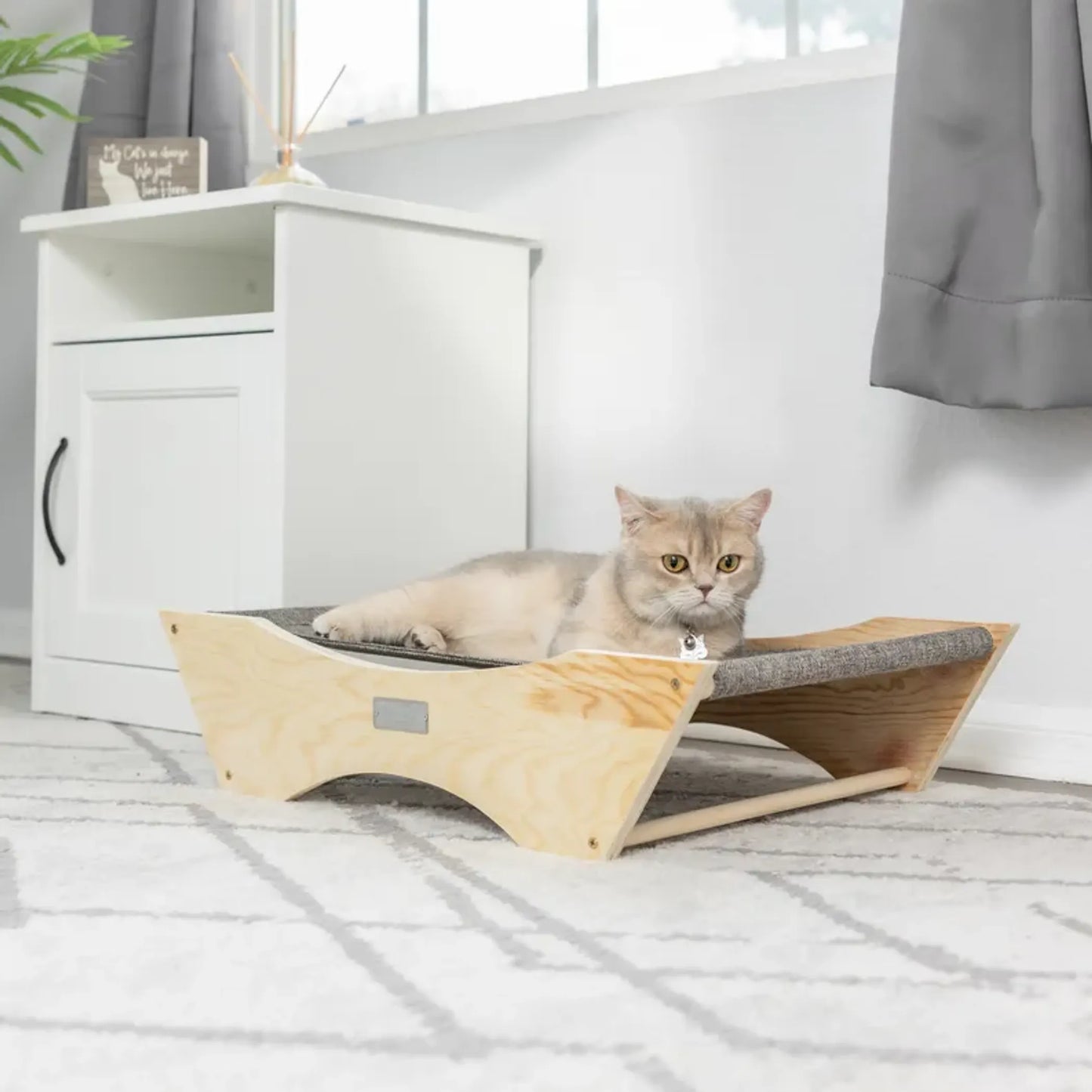Armarkat Elevated Pet Hammock - Cozy Resting Spot for Small Pets