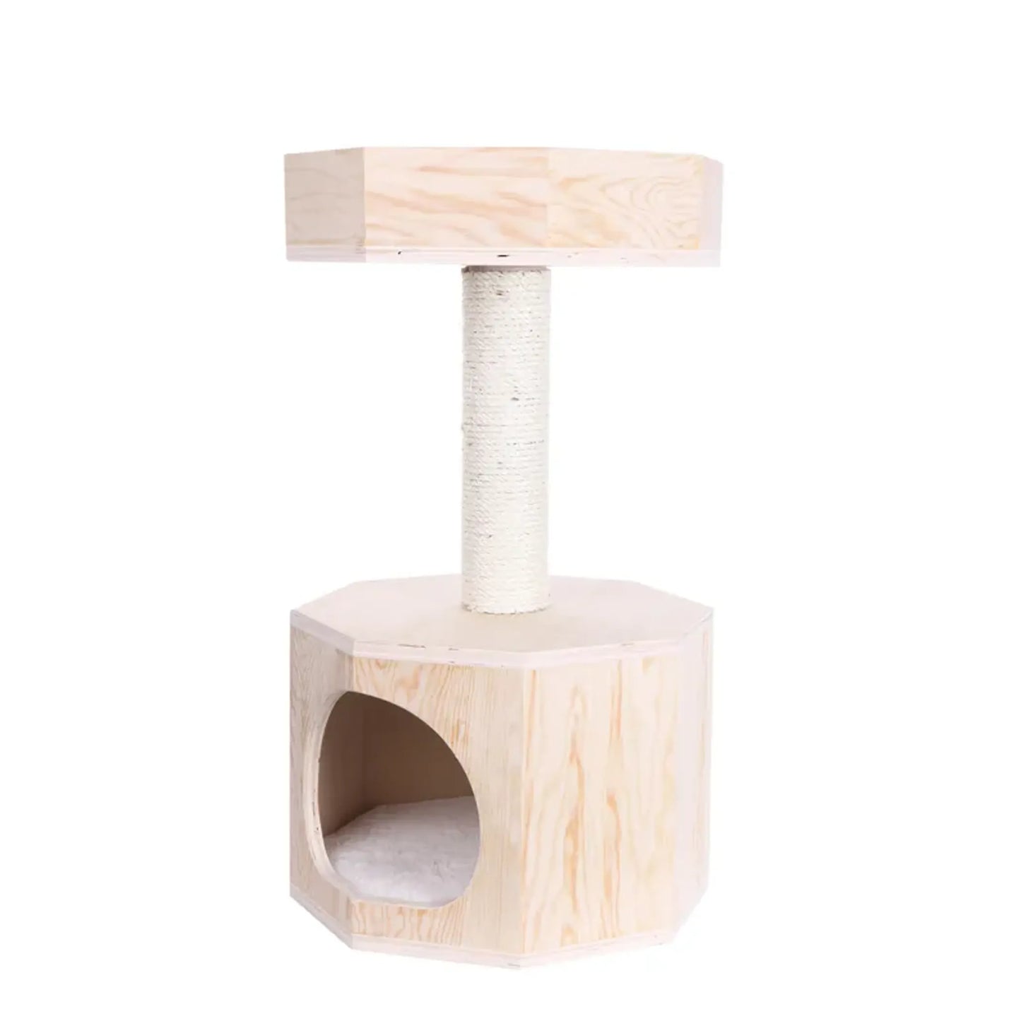 Armarkat Premium Scots Pine Cat Tree - Interactive Play and Rest Area with Perch and Condo