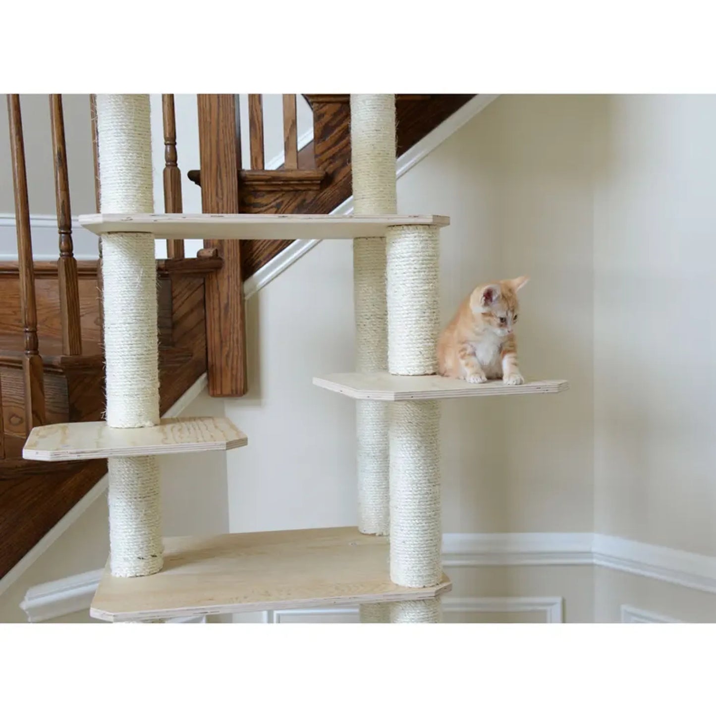 Armarkat Premium Scots Pine Cat Tree Tower - Multi-Level Fun for Feline Friends