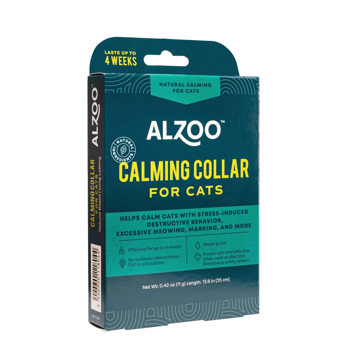 ALZOO Plant-Based Calming Collar for Cats - Stress Relief