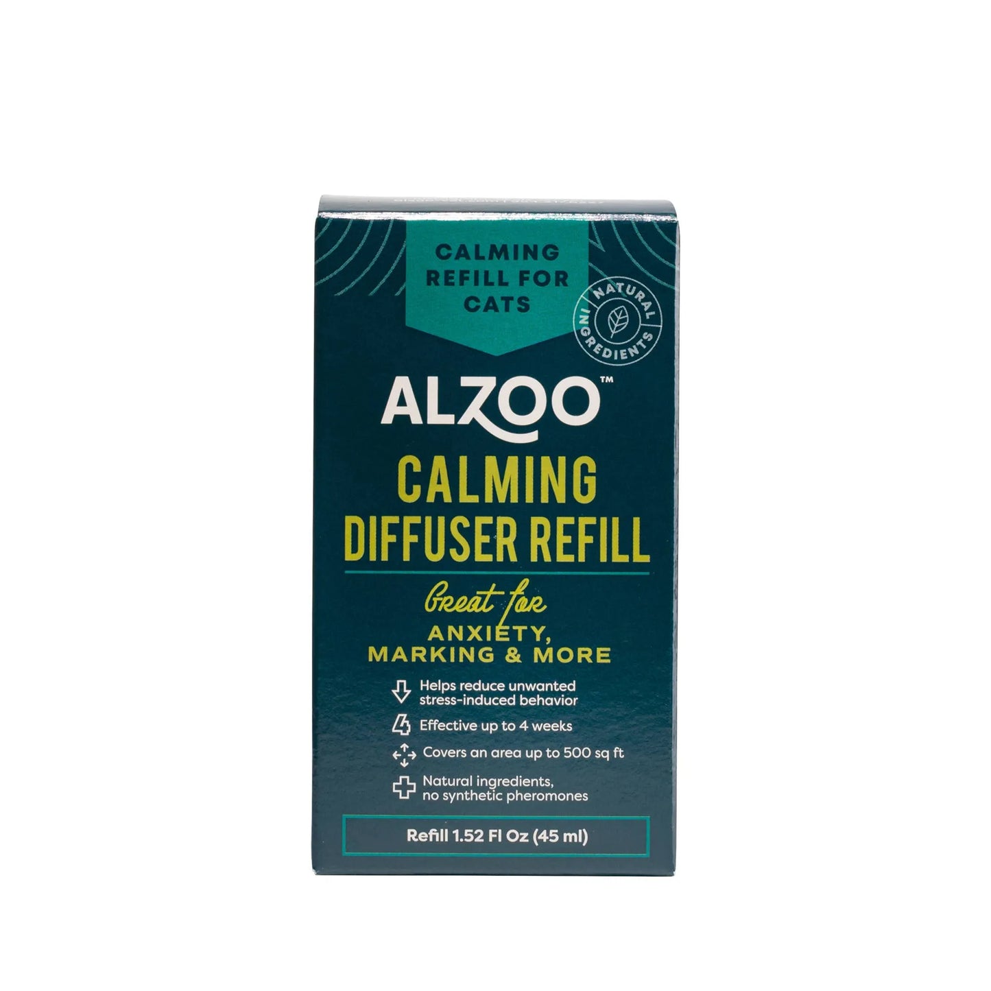 ALZOO Plant-Based Stress Relief Cat Calming Refill - 100% Natural Extracts