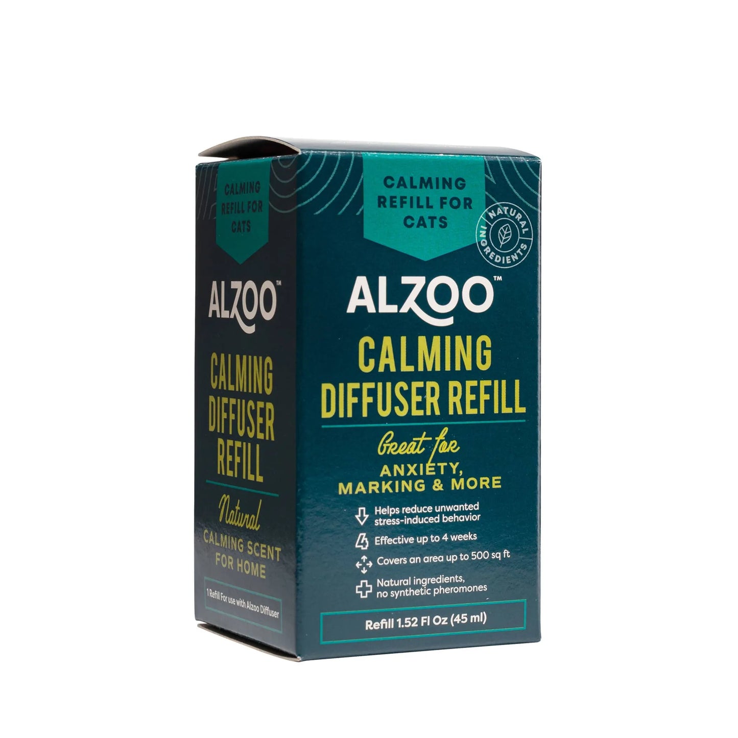 ALZOO Plant-Based Stress Relief Cat Calming Refill - 100% Natural Extracts