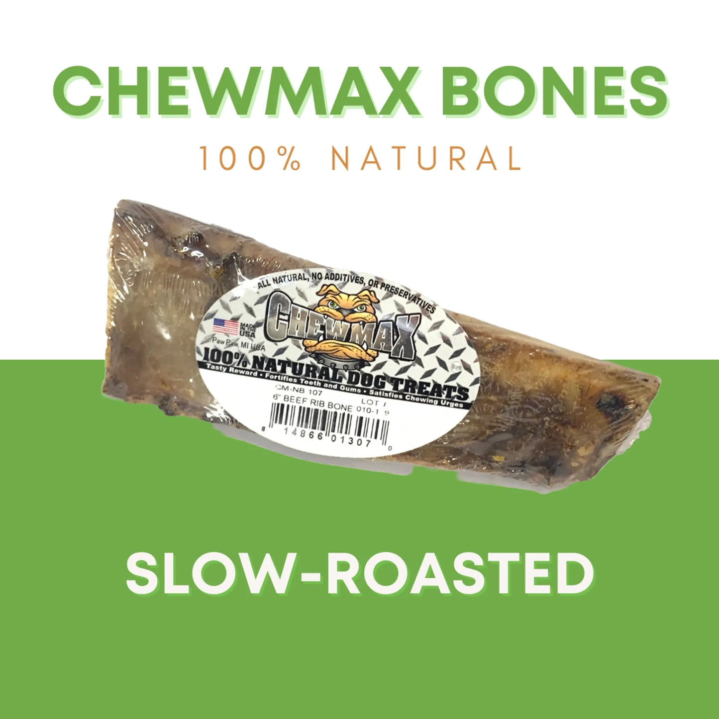 9-Count Rib Beef Bone for Dogs - Natural, Tasty and Beneficial