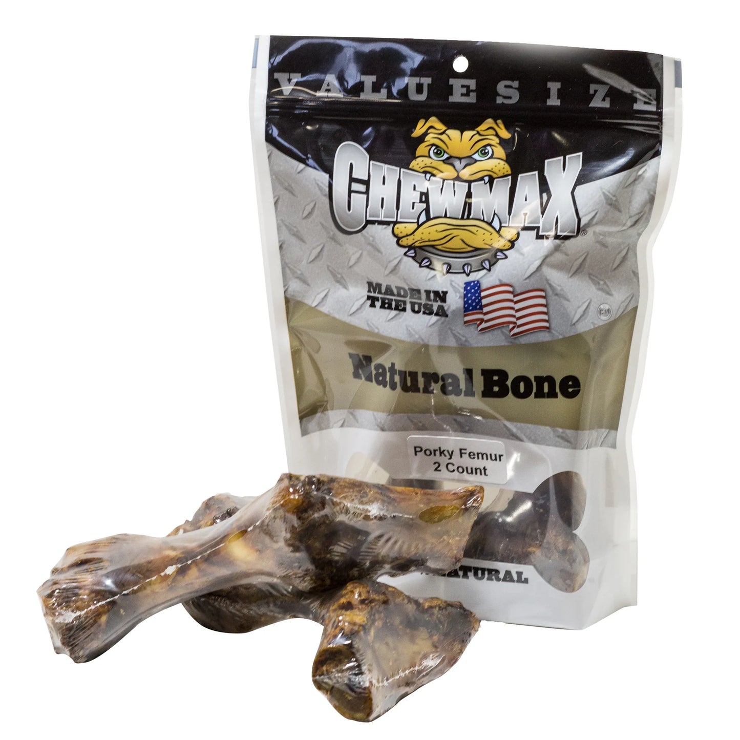 Porky Femur Dog Bones - 100% Real Beef Bone Dog Treats