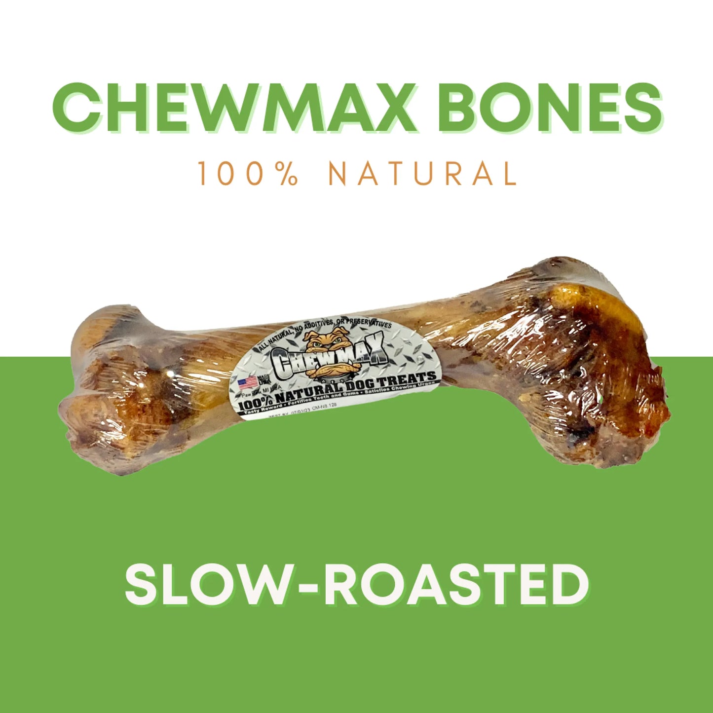 Porky Femur Dog Bones - 100% Real Beef Bone Dog Treats
