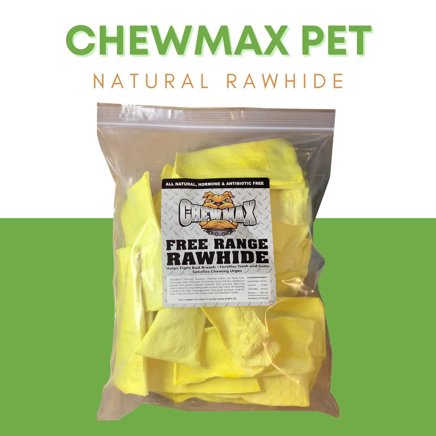Chicken Chip Bag - Oven Baked Rawhide Dog Treats