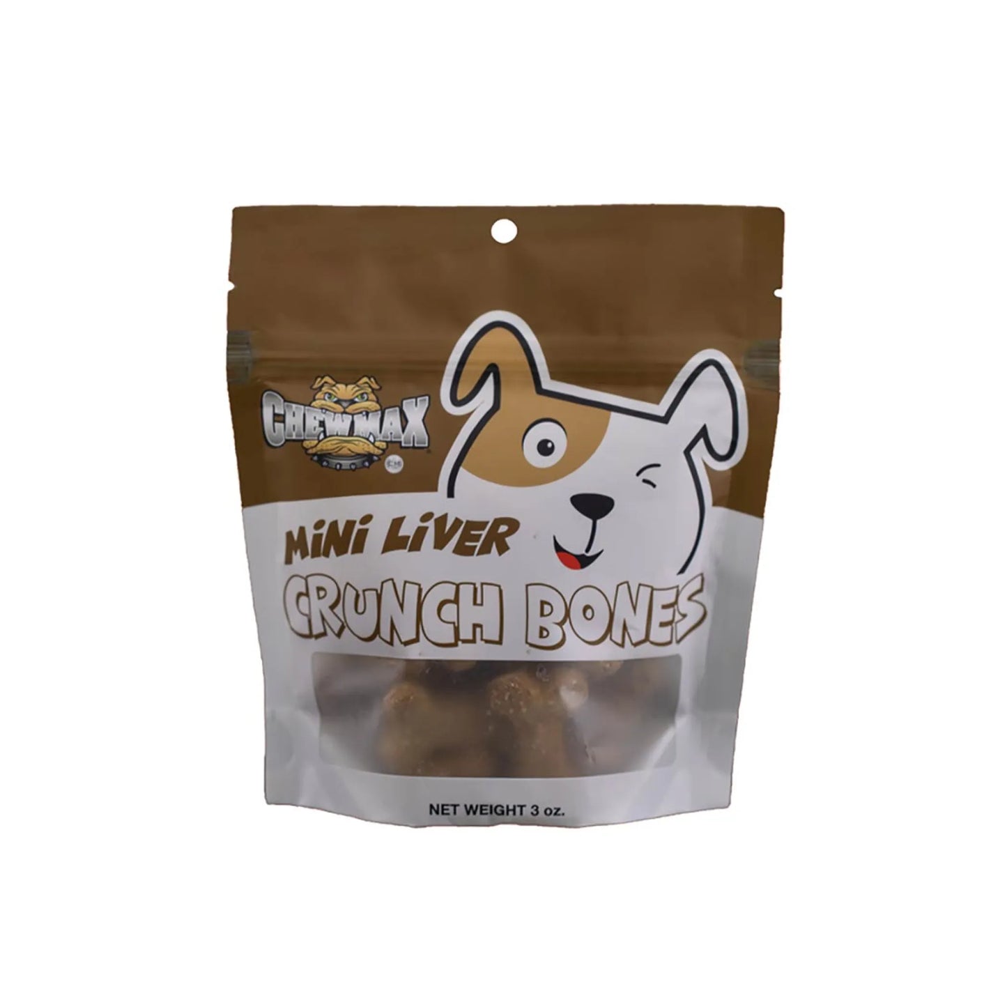 Mini Liver Crunch Bones - High Protein Dog Treats