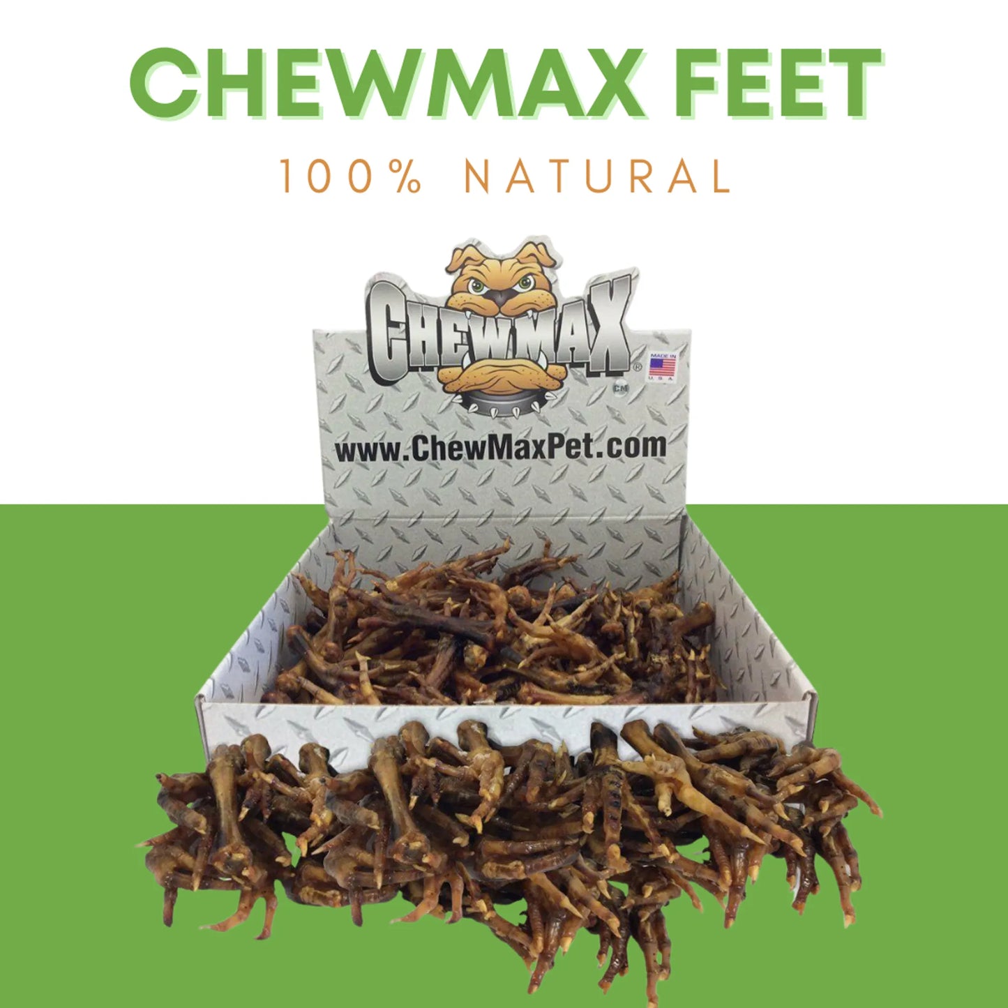 Slow-Roasted Chicken Feet - 3 LBS - High in Protein, Promotes Joint Health
