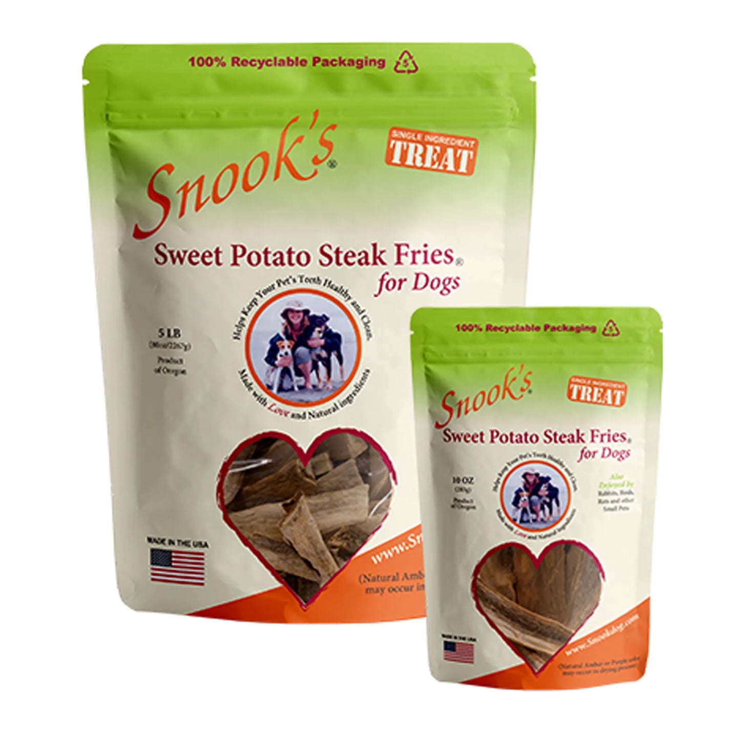 Sweet Potato Dog Steak Fries - Healthy and GMO-Free Dog Treats