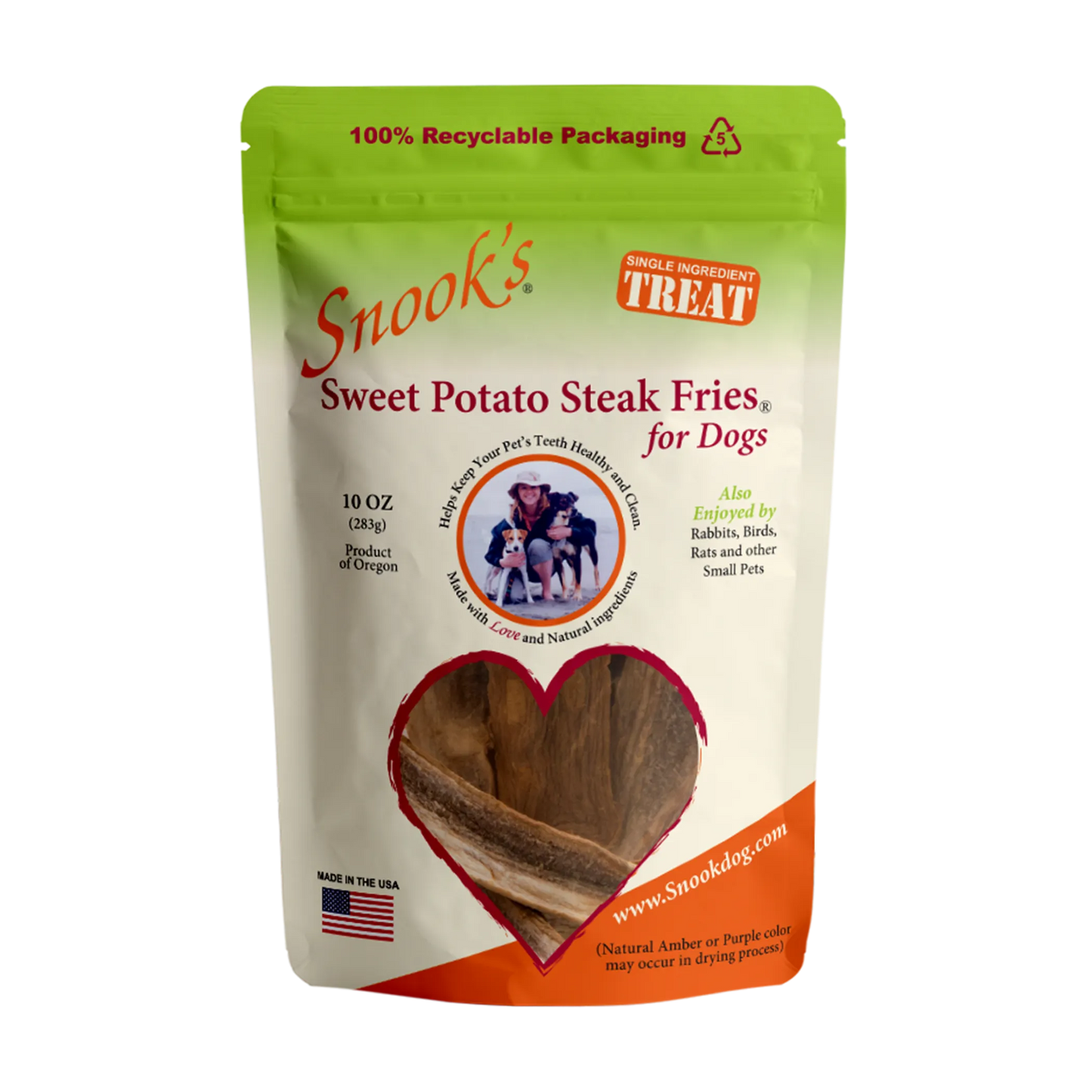 Sweet Potato Dog Steak Fries - Healthy and GMO-Free Dog Treats