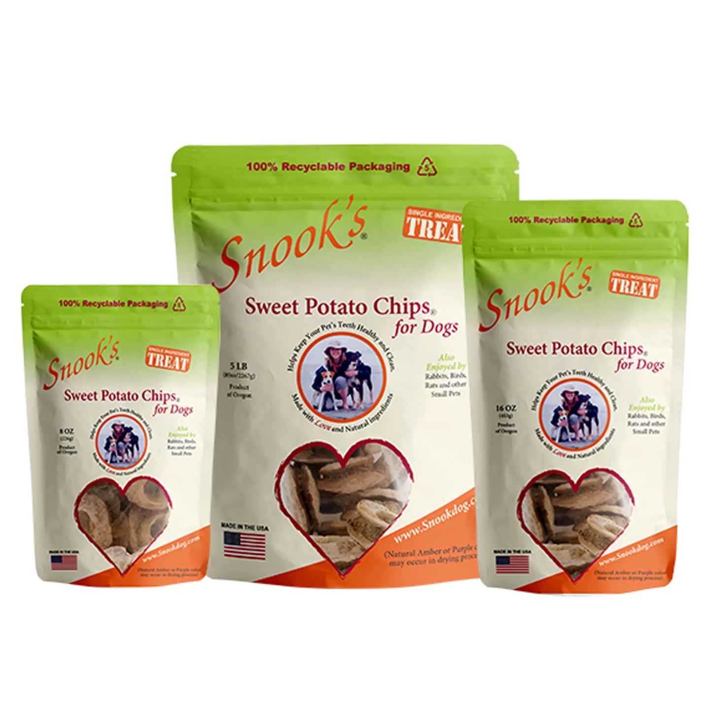 Sweet Potato Dog Chips - GMO-Free & Nutritious Dog Treat