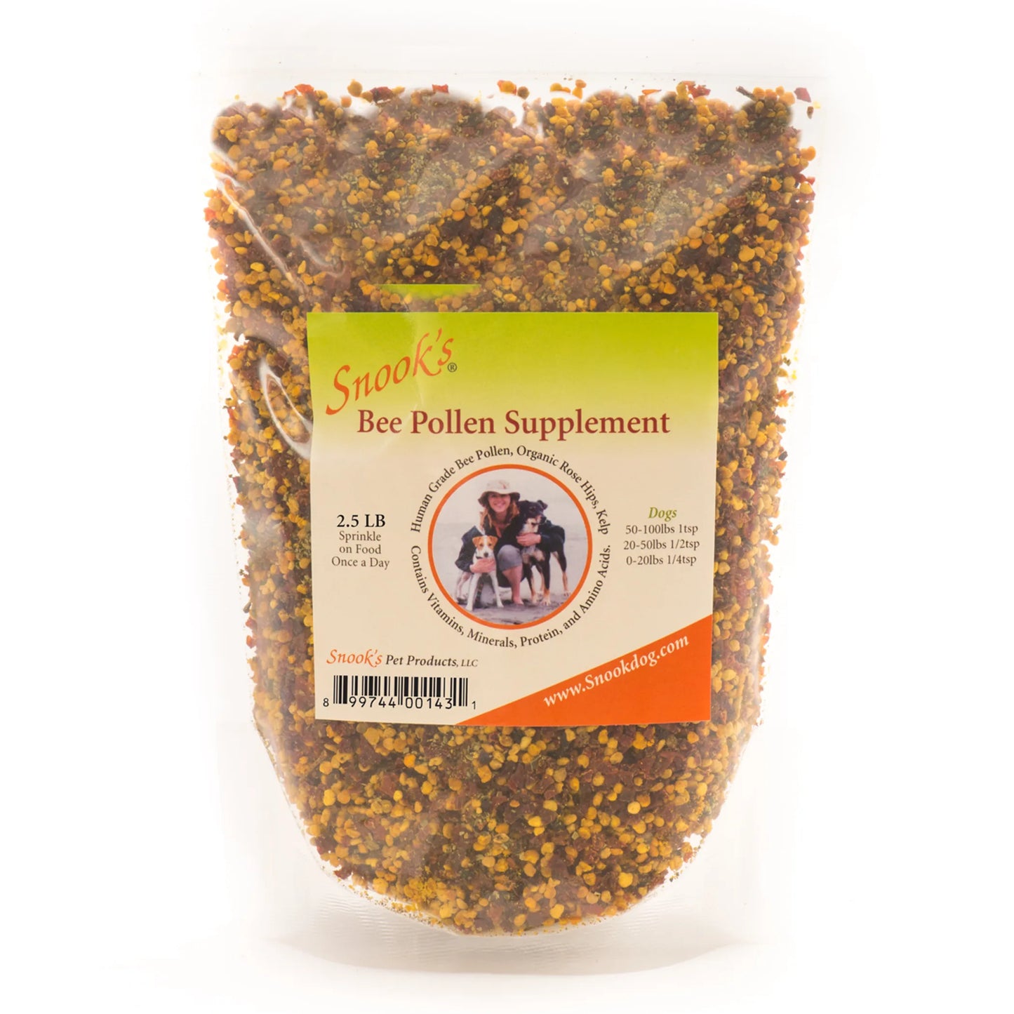 Snook's Bee Pollen Supplement - Multi-Beneficial Supplement for Pets