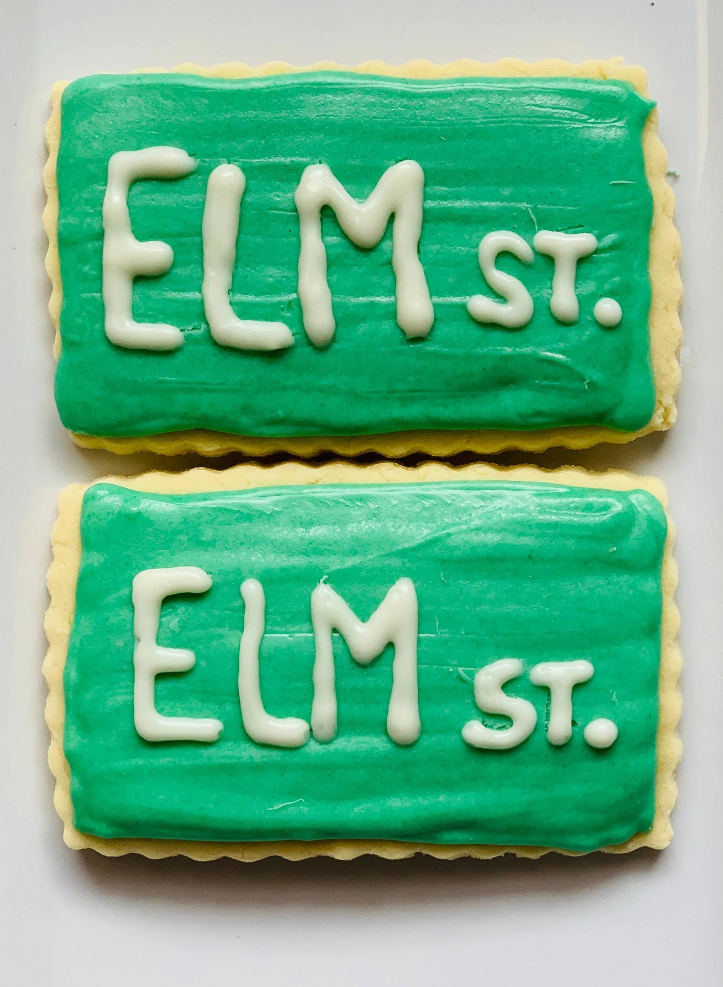 Elm St. Dog Treat - Vanilla Cookie Decorated with Icing