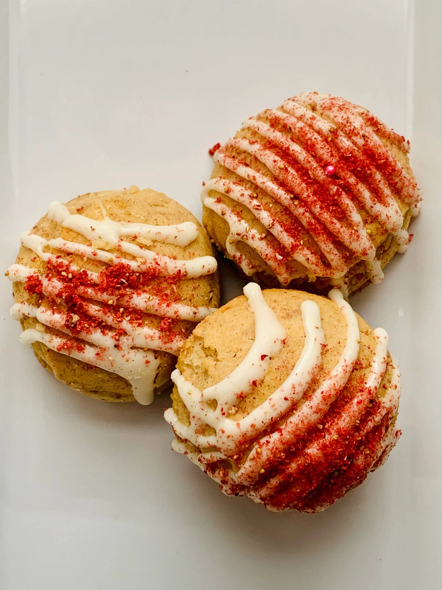 Strawberry Waffle Cone Cakeballs Dog Treats - All-Natural, Yummy