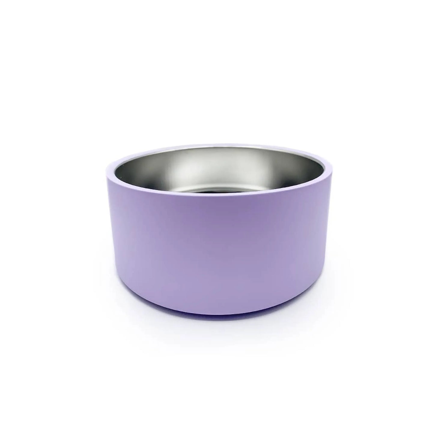 Lilac Dog Bowl - Premium Stainless Steel, Puncture and Rust Resistant