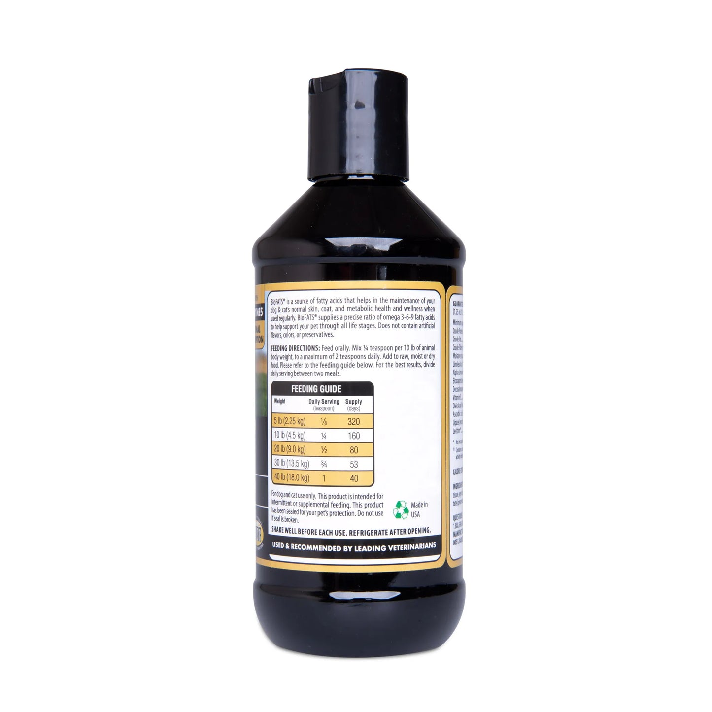 BioFATS Omega 3-6-9 Fatty Acid for Pets - Health Support Supplement