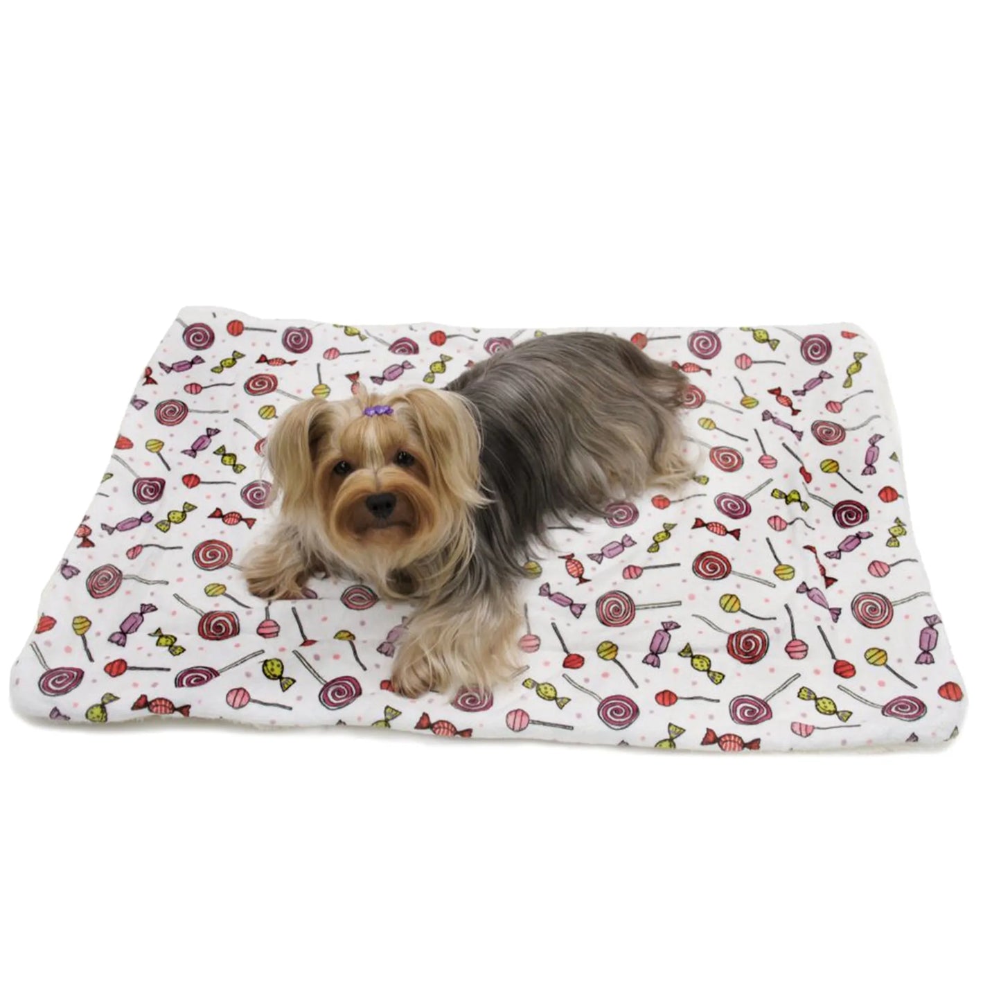 Ultra Soft Minky Sweet Candies Pet Blanket - Plush Comfort