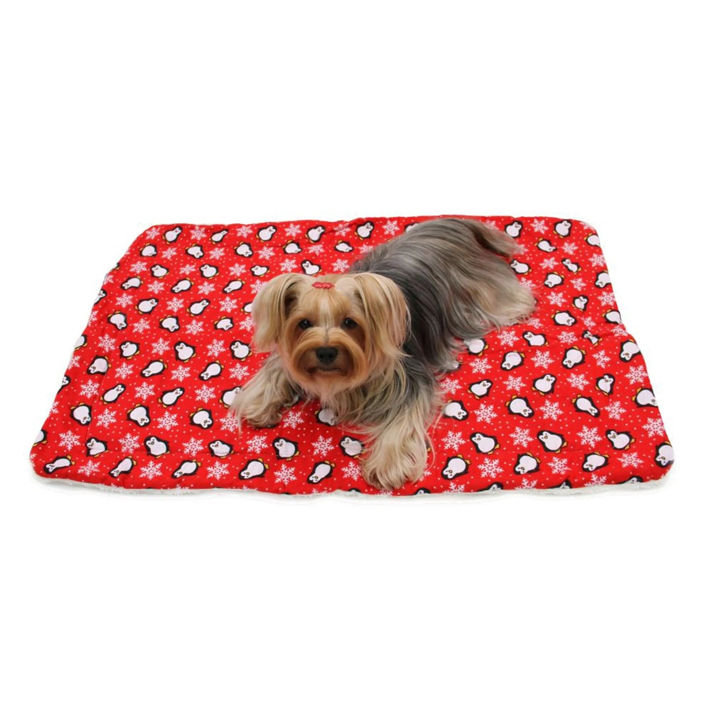 Penguins & Snowflakes Ultra-Plush Pet Blanket - Comfort & Warmth
