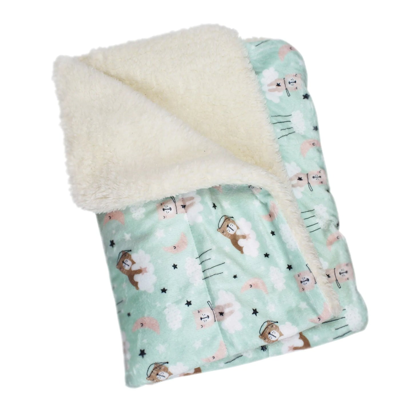 Ultra Soft Minky Bedtime Bears Pet Blanket - Plush & Cozy