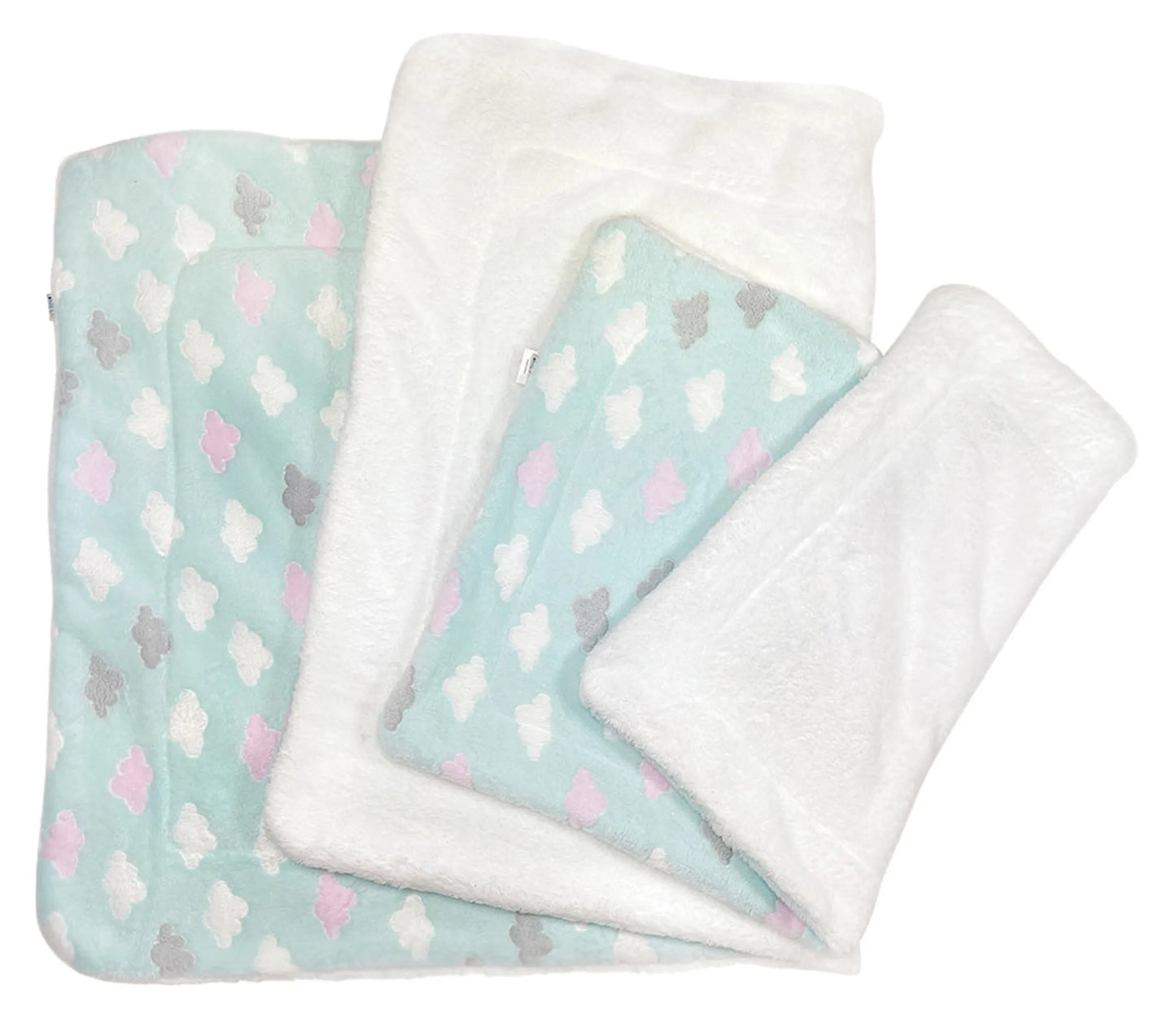 Ultra Plush Fluffy Clouds Blanket - Soft, Warm Cover for Pets