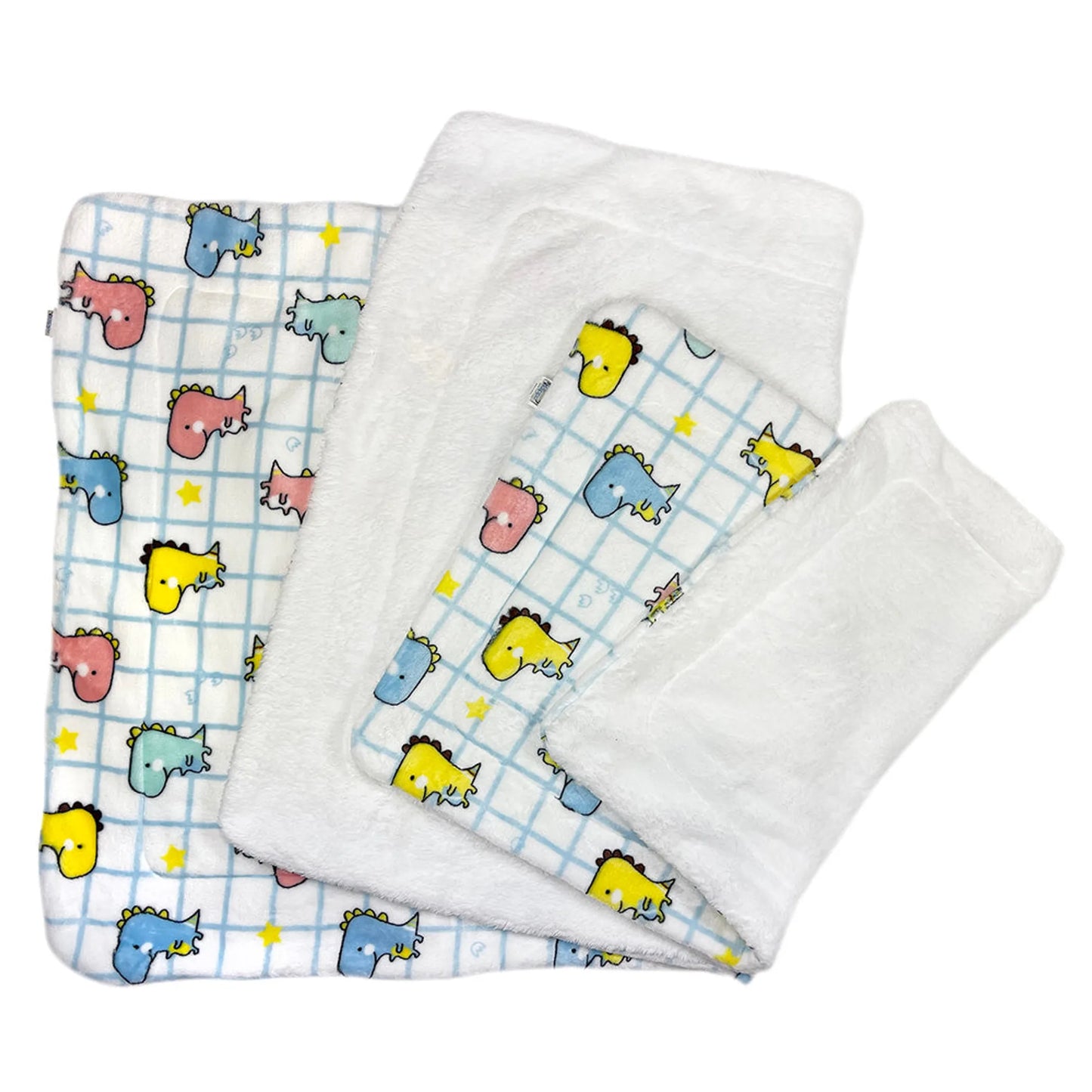 Ultra Plush Dog Blanket with Colorful Dinosaur Prints