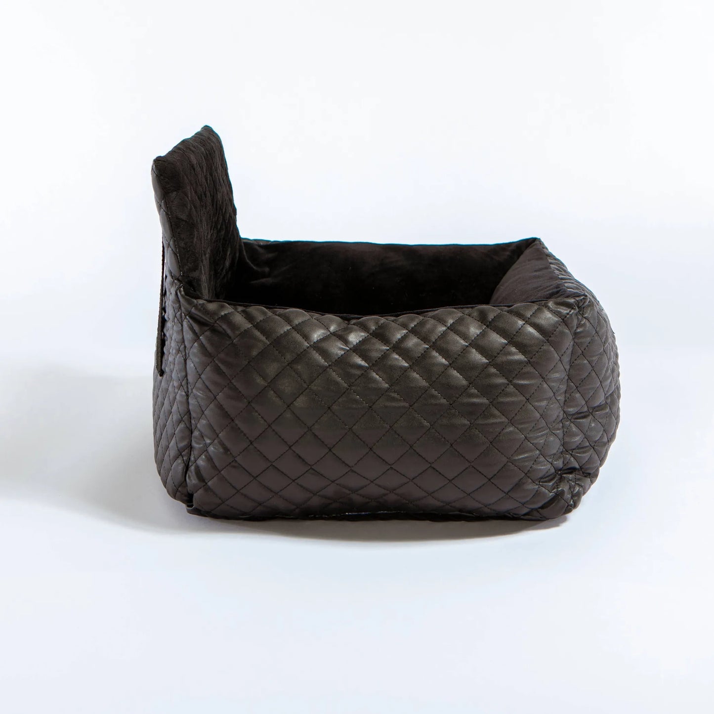 NANDOG Quilted Vegan Leather Car Seat - Safe and Comfortable Pet Travel