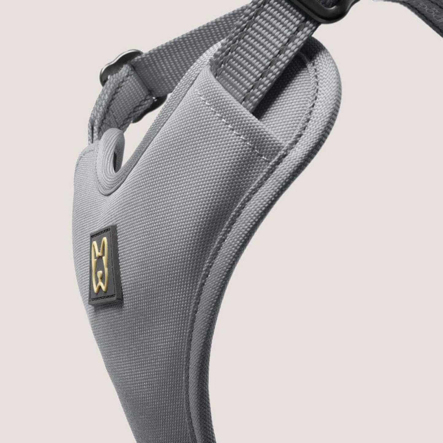 NANDOG Neoprene Sport Dog Harness in Gray - Durable and Comfortable Pet Accessory