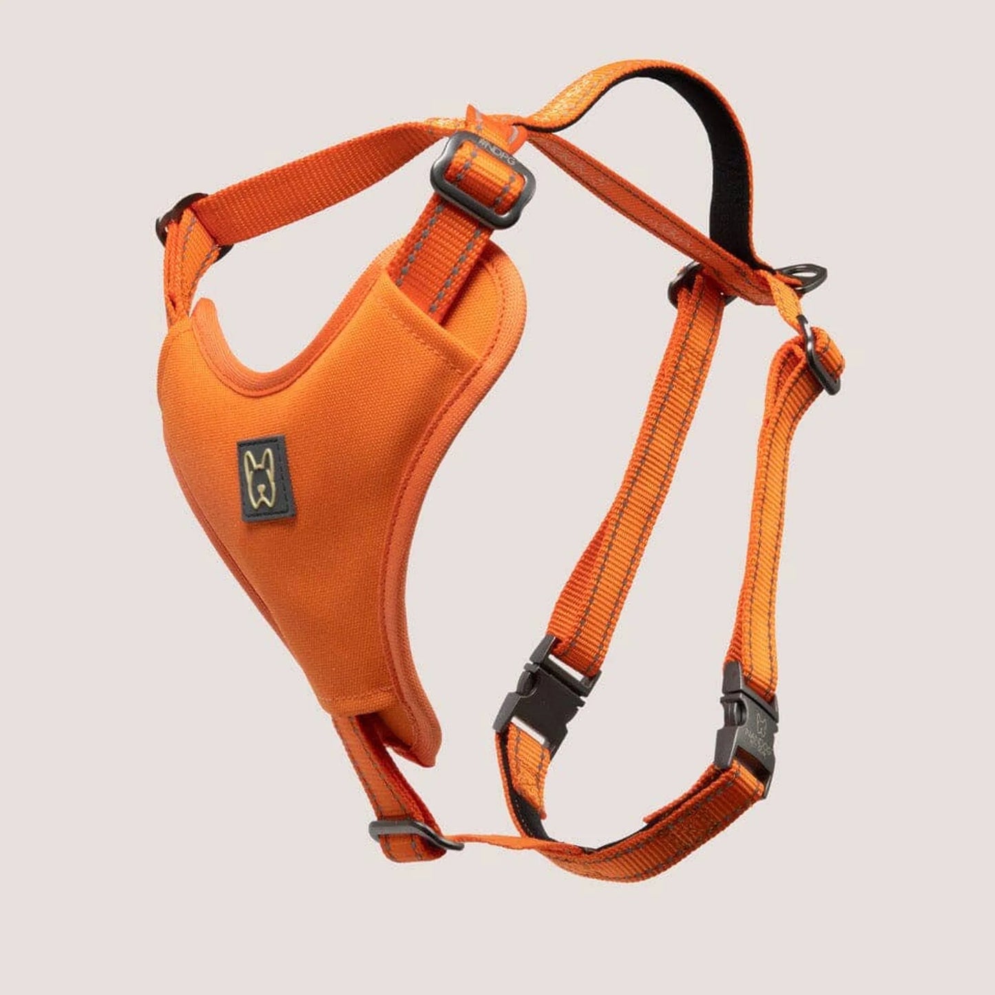 NANDOG Neoprene Sport Dog Harness in Gray - Durable and Comfortable Pet Accessory
