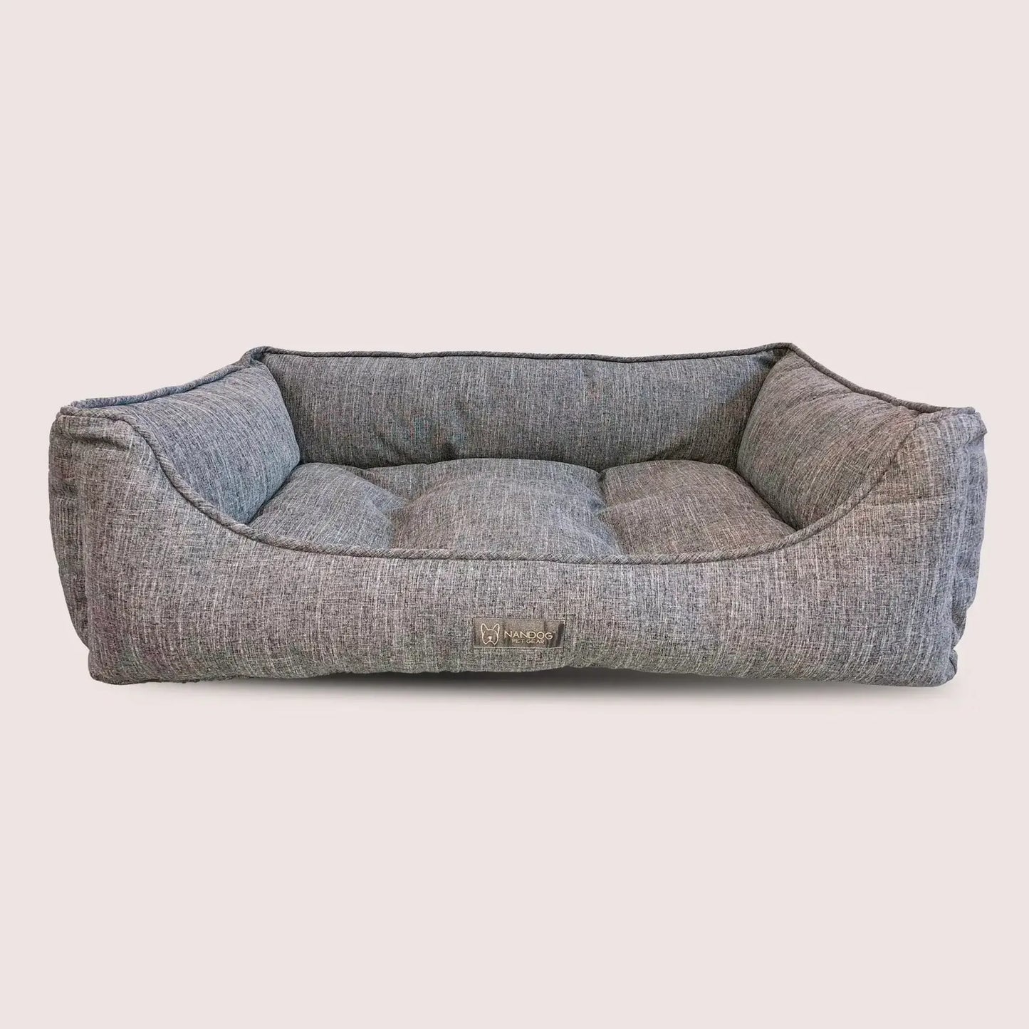 NANDOG Large Reversible Dog Bed in Gray - Spacious and Comfortable Pet Bed