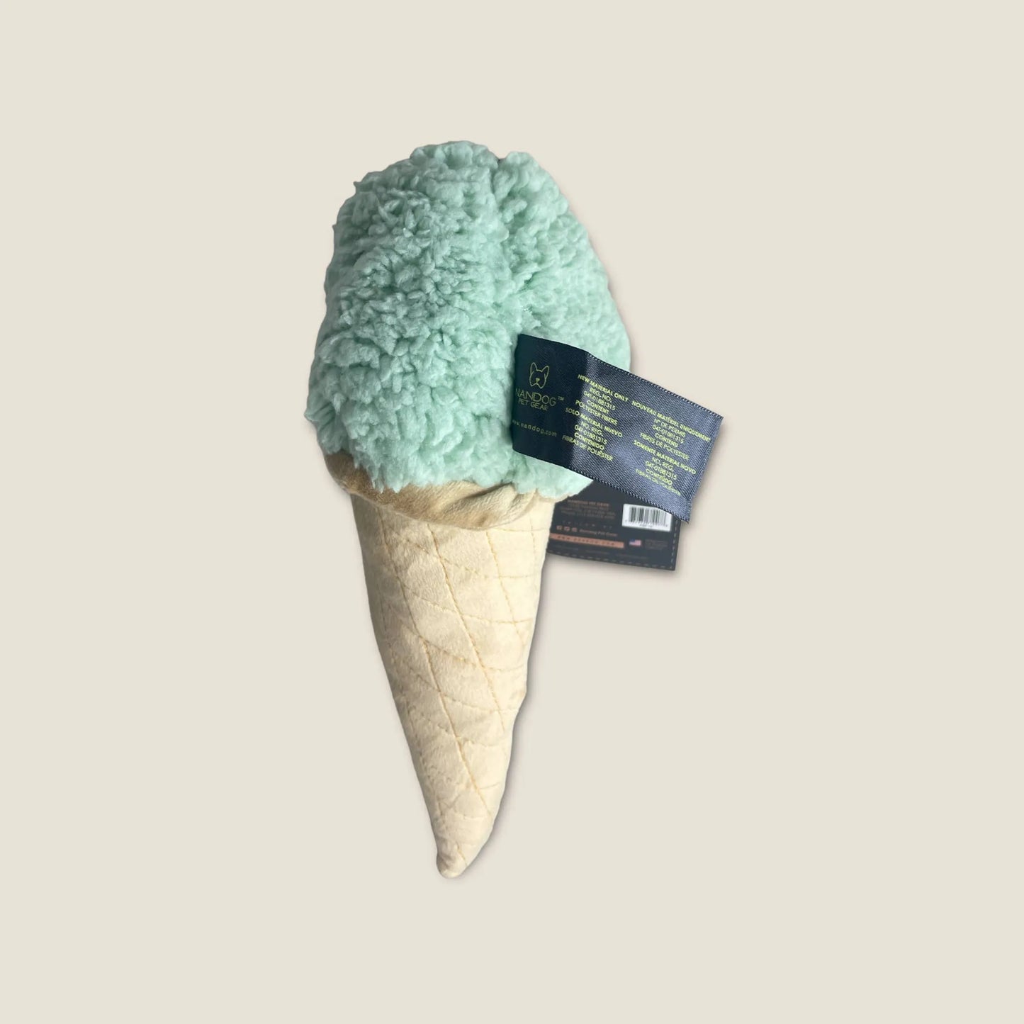 NANDOG Ice Cream Plush Dog Toy - Entertaining and Soothing Pet Toy