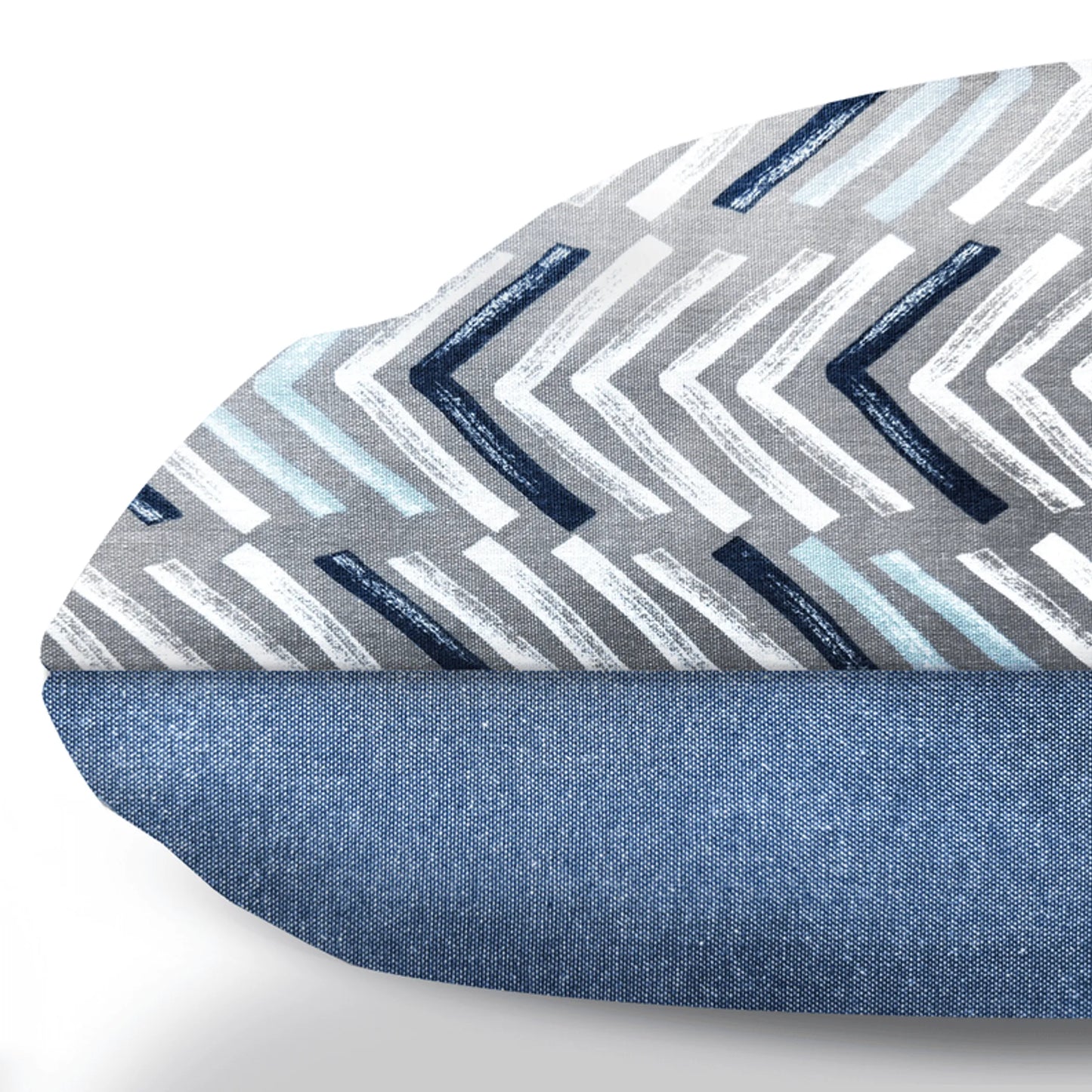Herringbone Mudcloth Chevron Woven Dog Cushion - Durable and Comfortable Pet Bed