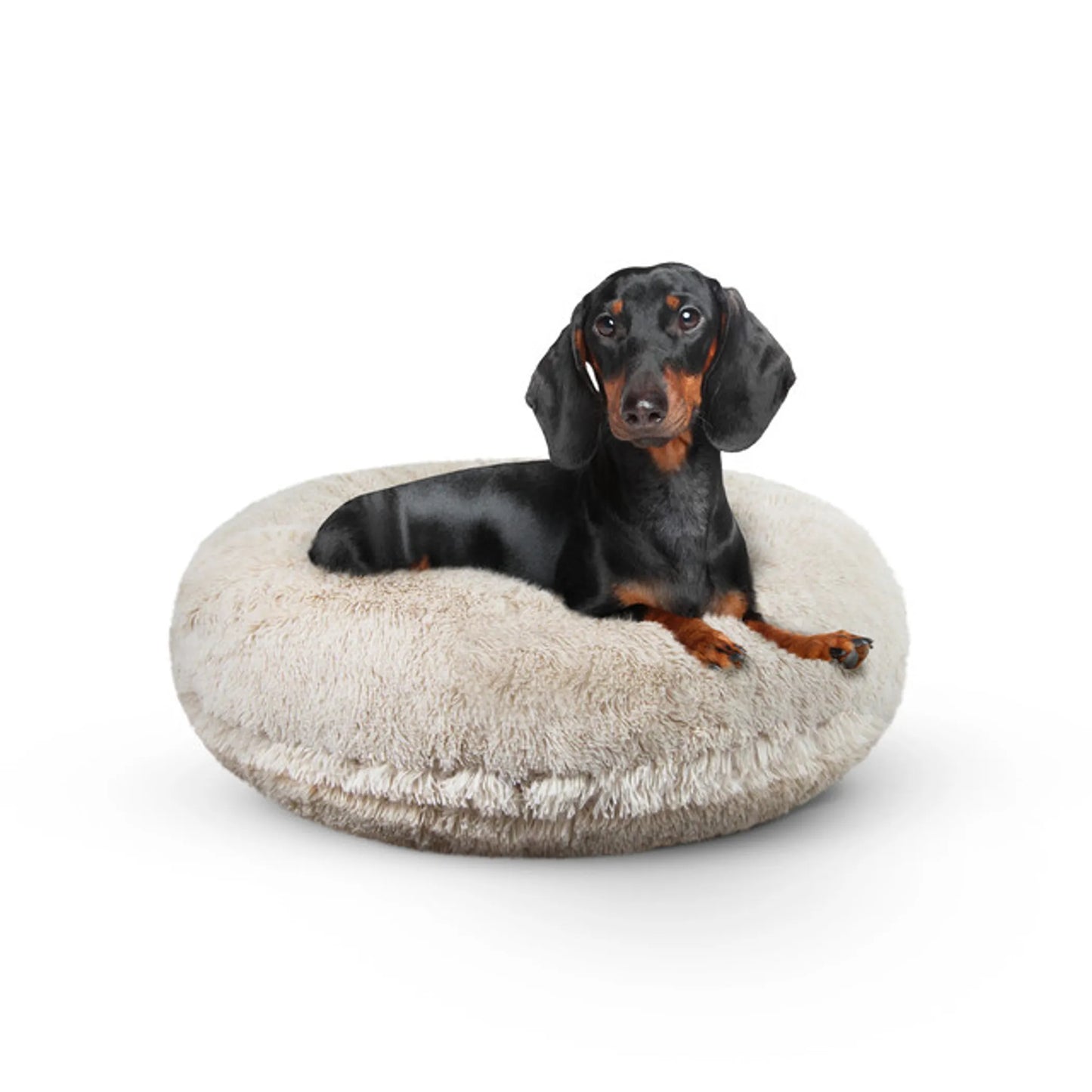Plush Bagel Dog Bed - Ultimate Sleeping Comfort